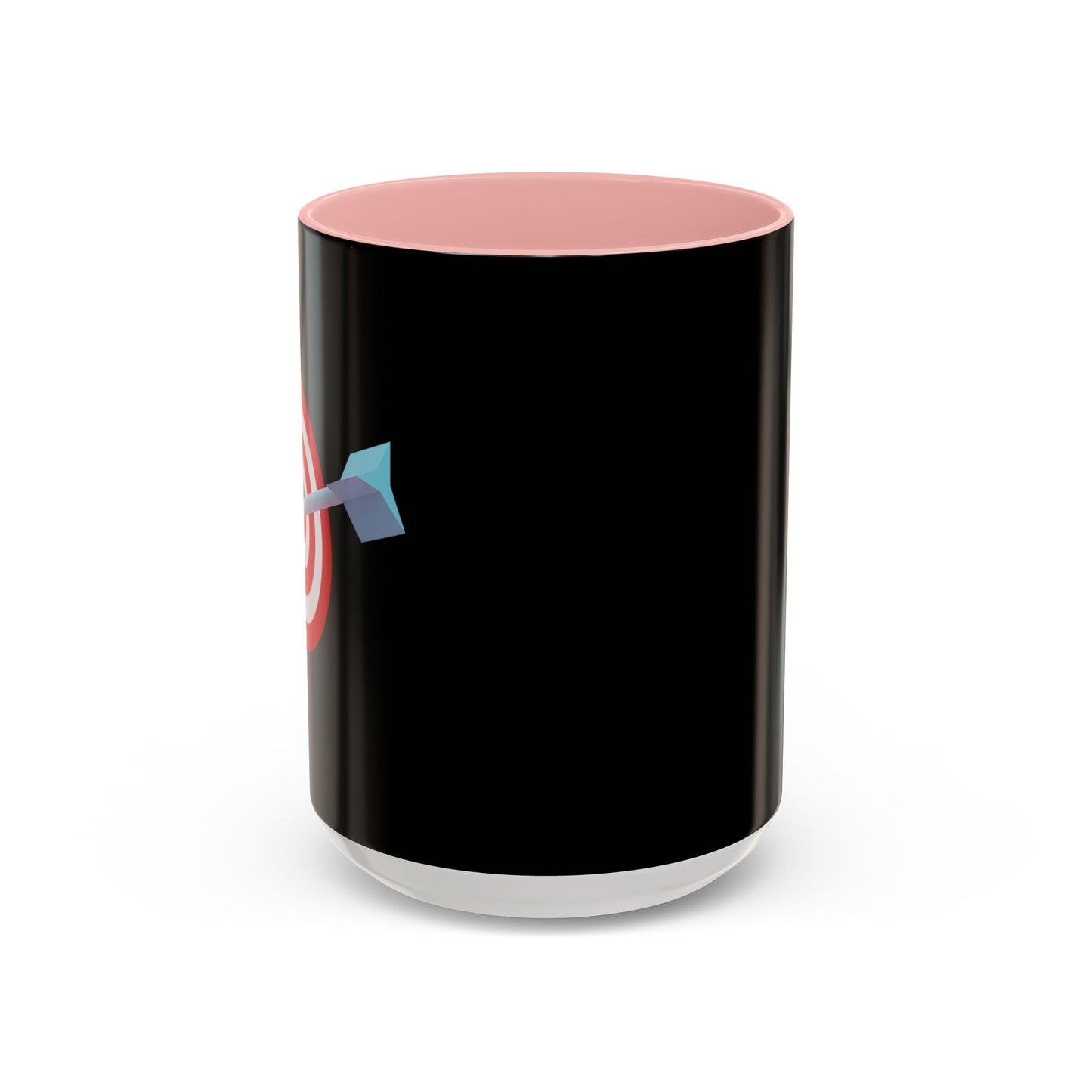 3d Render Arroe Hit The Center Of Target Or Goal Of Success Accent Coffee Mug (11, 15oz)
