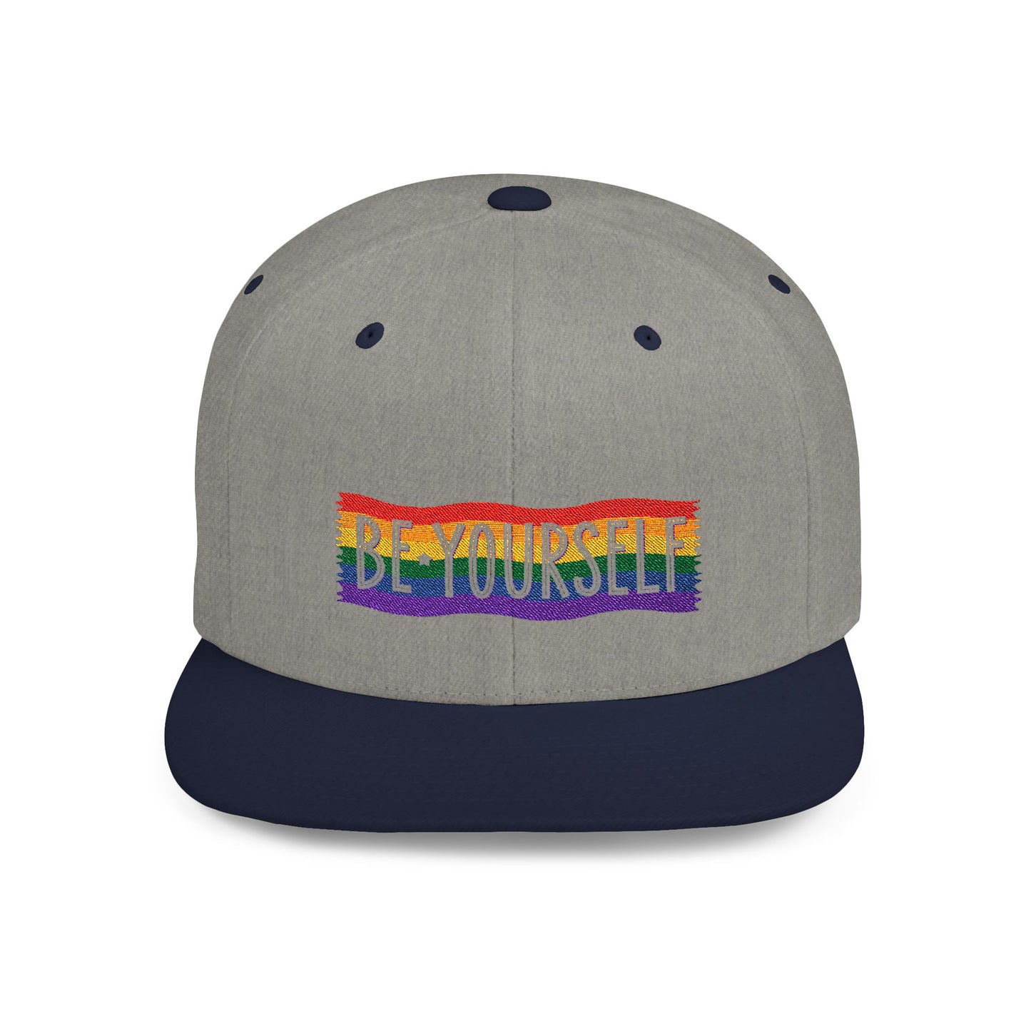 Be Yourself Flat Bill Snapback