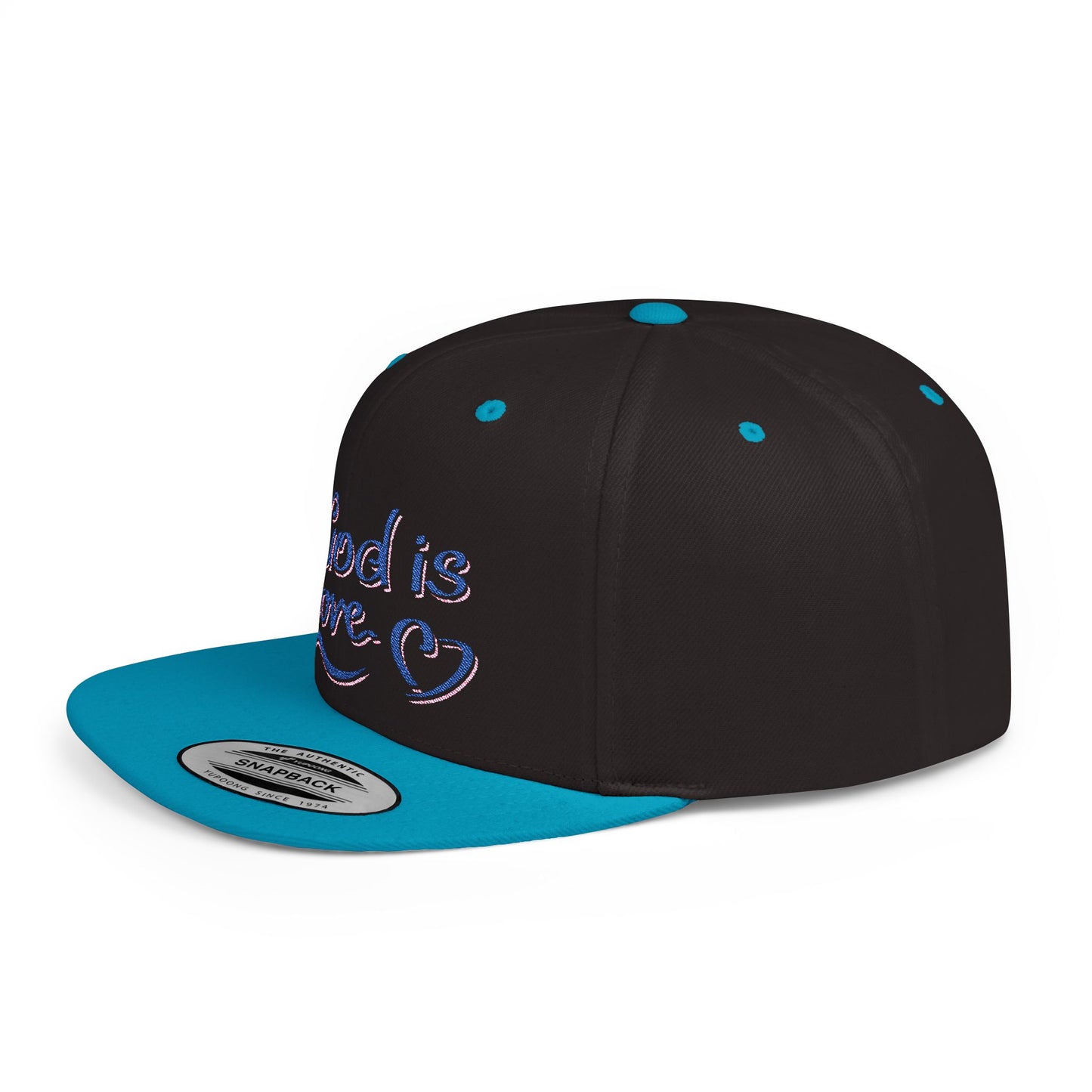 God Is Love Flat Bill Snapback