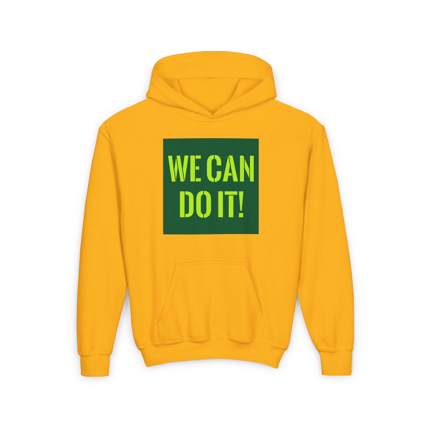 You Can Do It Youth Heavy Blend Hooded Sweatshirt