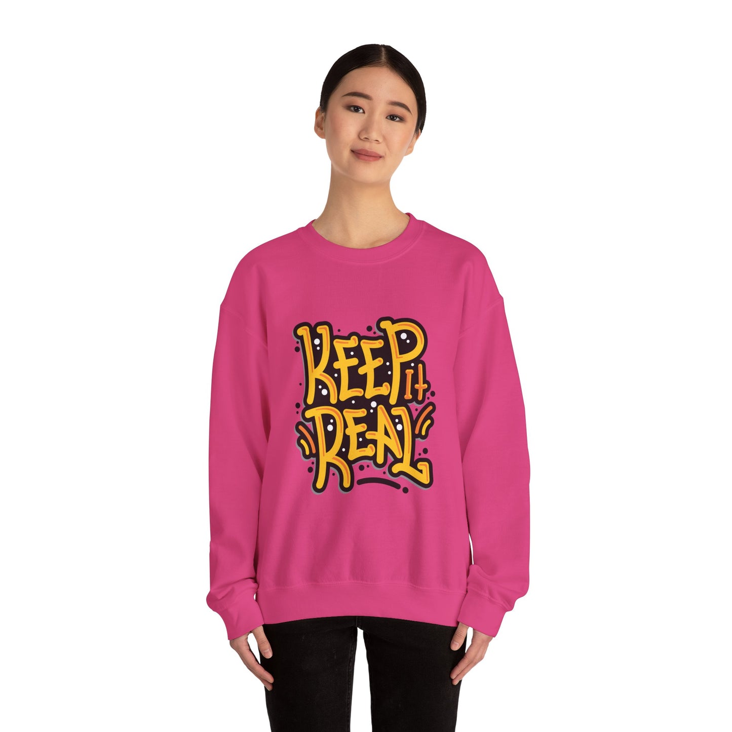 Keep It Real Unisex Heavy Blend™ Crewneck Sweatshirt