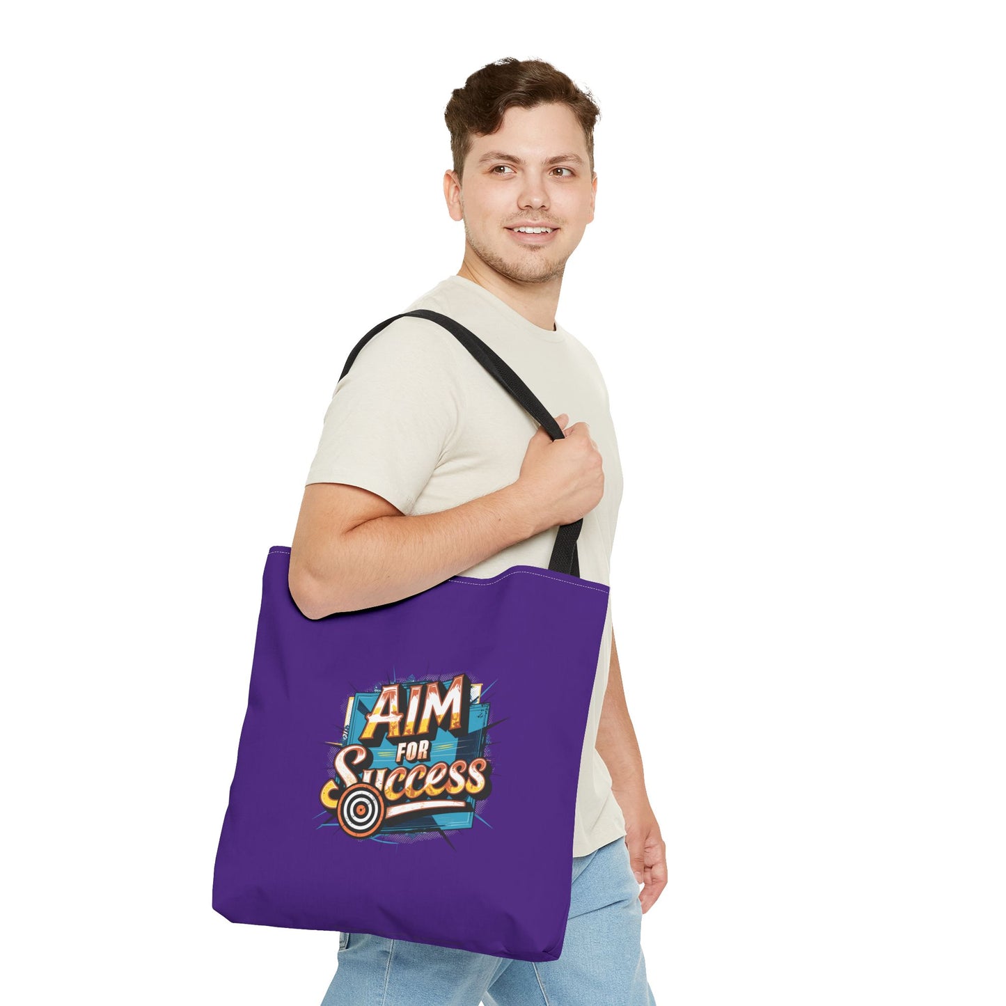 Aim For Success Tote Bag (AOP)