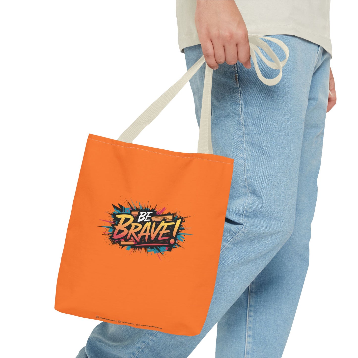Be Brave! Tote Bag (AOP)