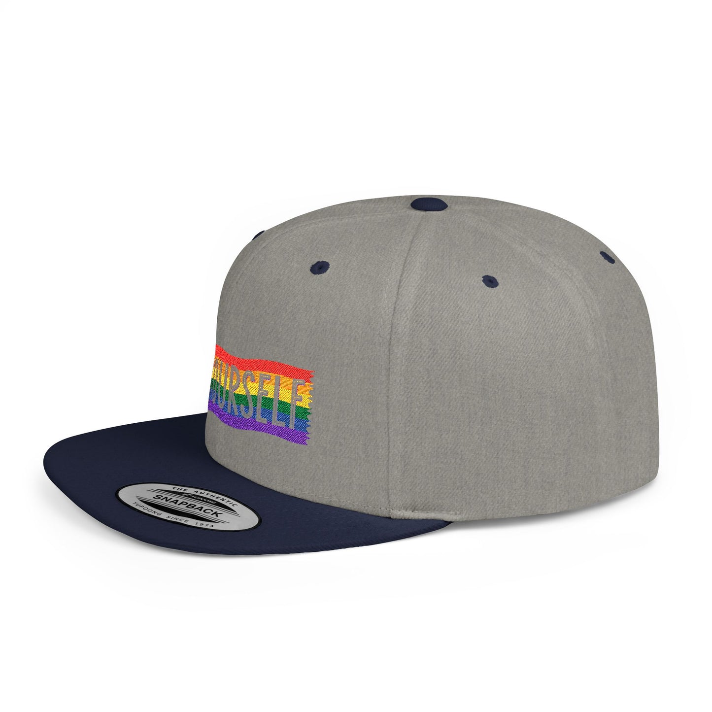 Be Yourself Flat Bill Snapback