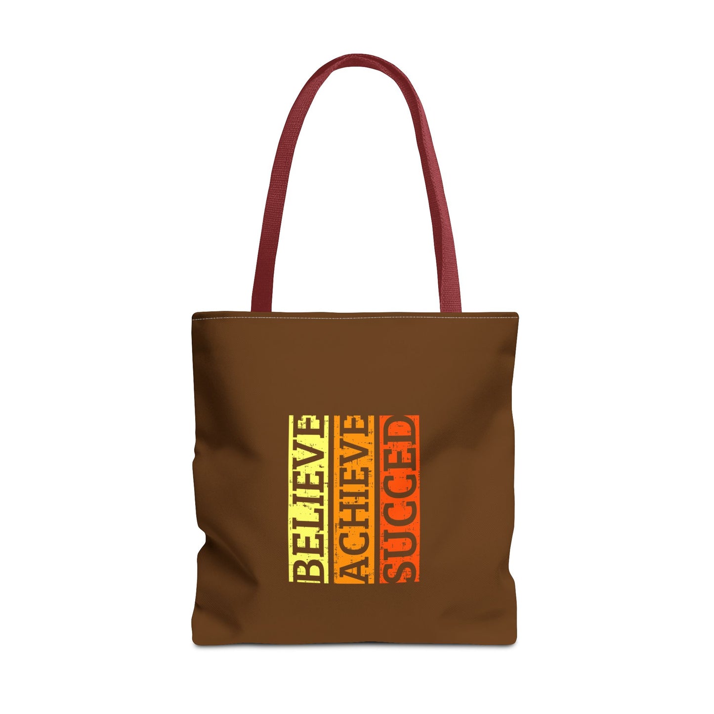Believe Achieve Succed Tote Bag (AOP)