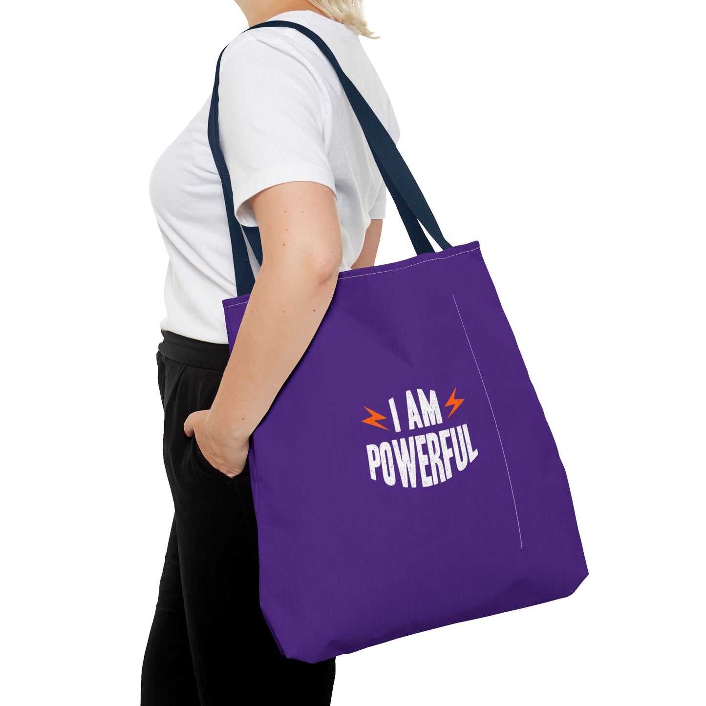 I Am Powerful Tote Bag (AOP)