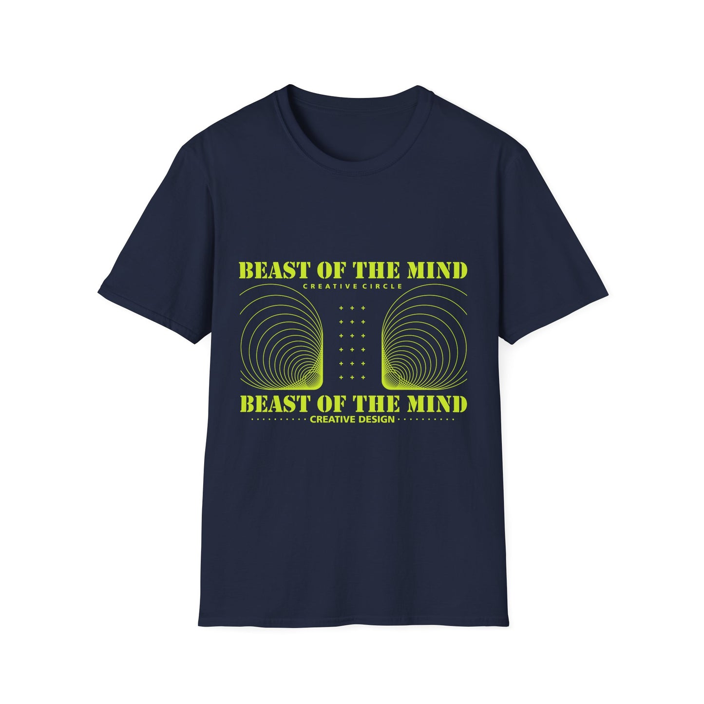 Beast of The Mind Creative Circle Unisex Softstyle T-Shirt