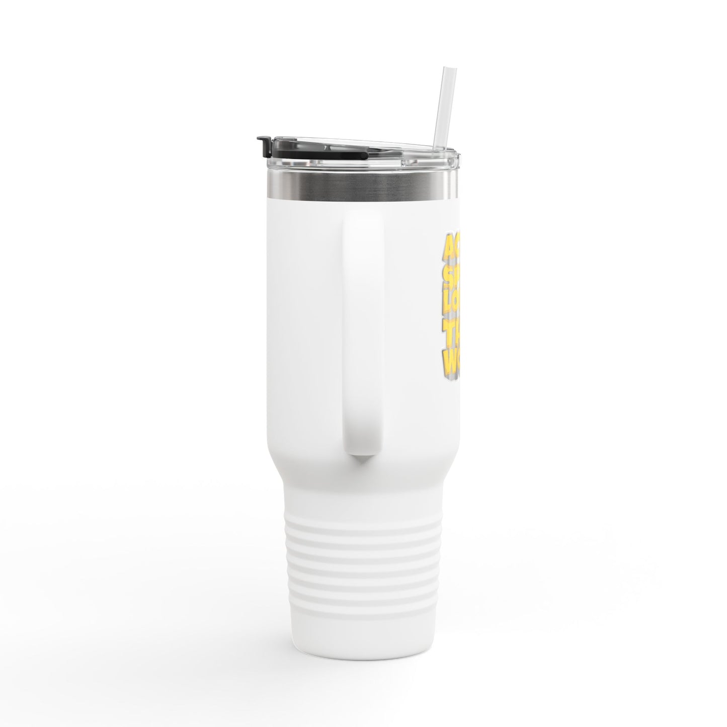 Action Speak Louder Than Words Insulated Travel Mug, 40oz