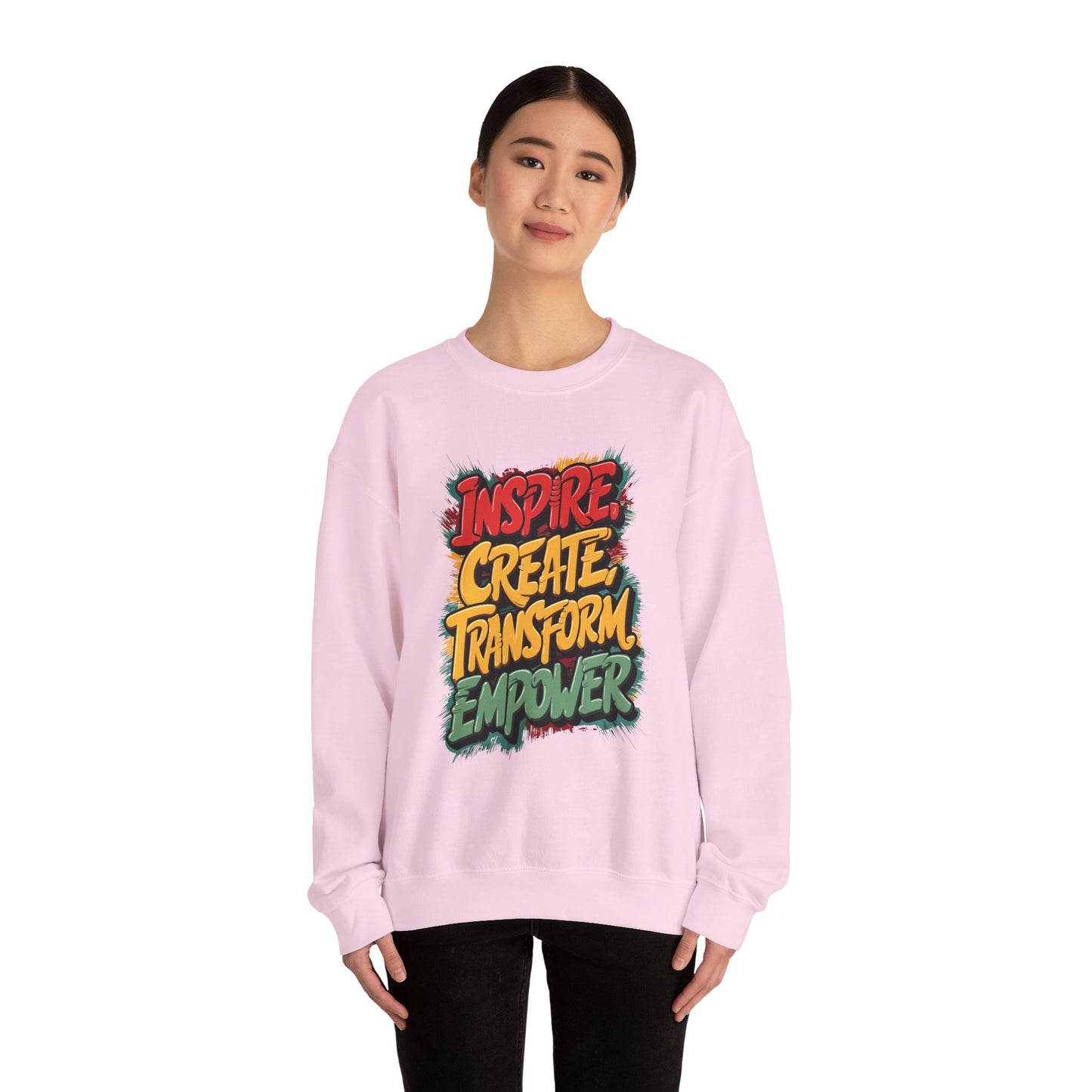 Inspire Create Transform Empower Unisex Heavy Blend™ Crewneck Sweatshirt