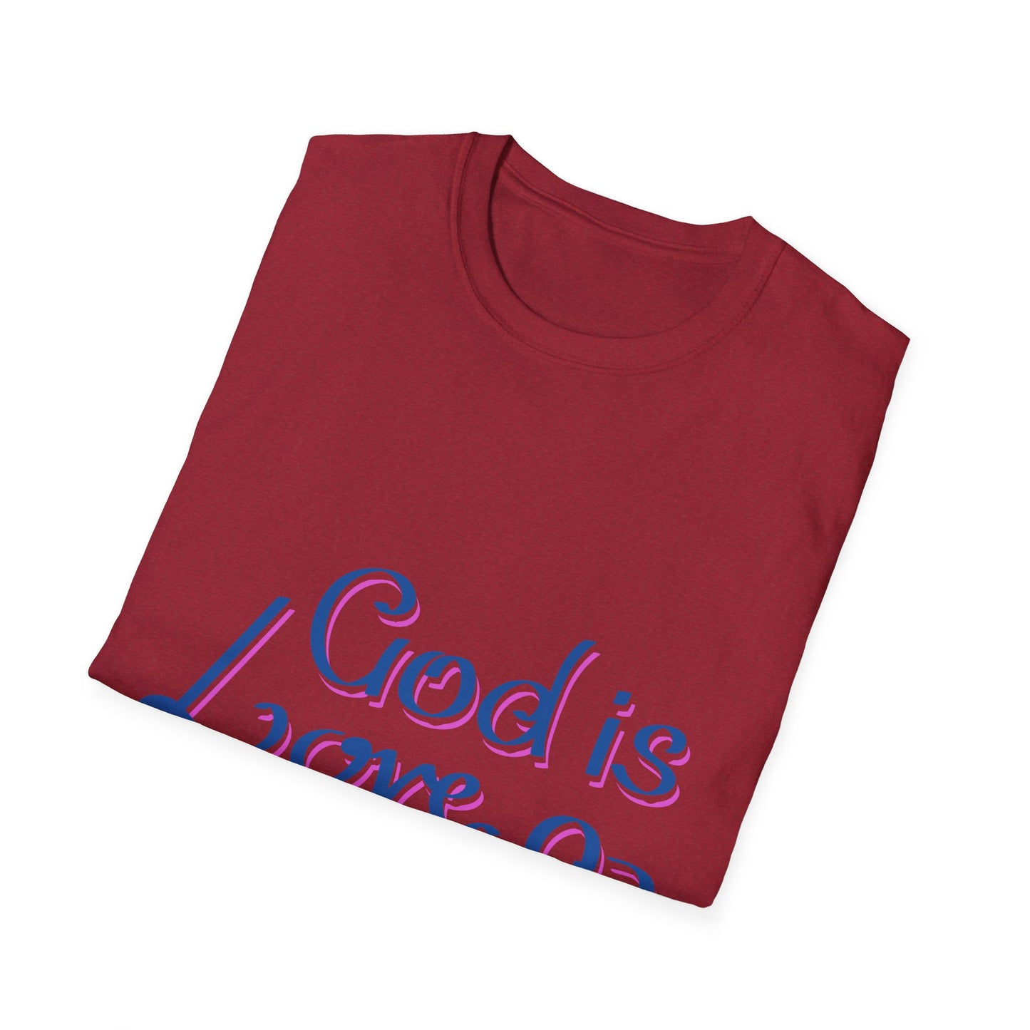 God is Love Unisex Softstyle T-Shirt