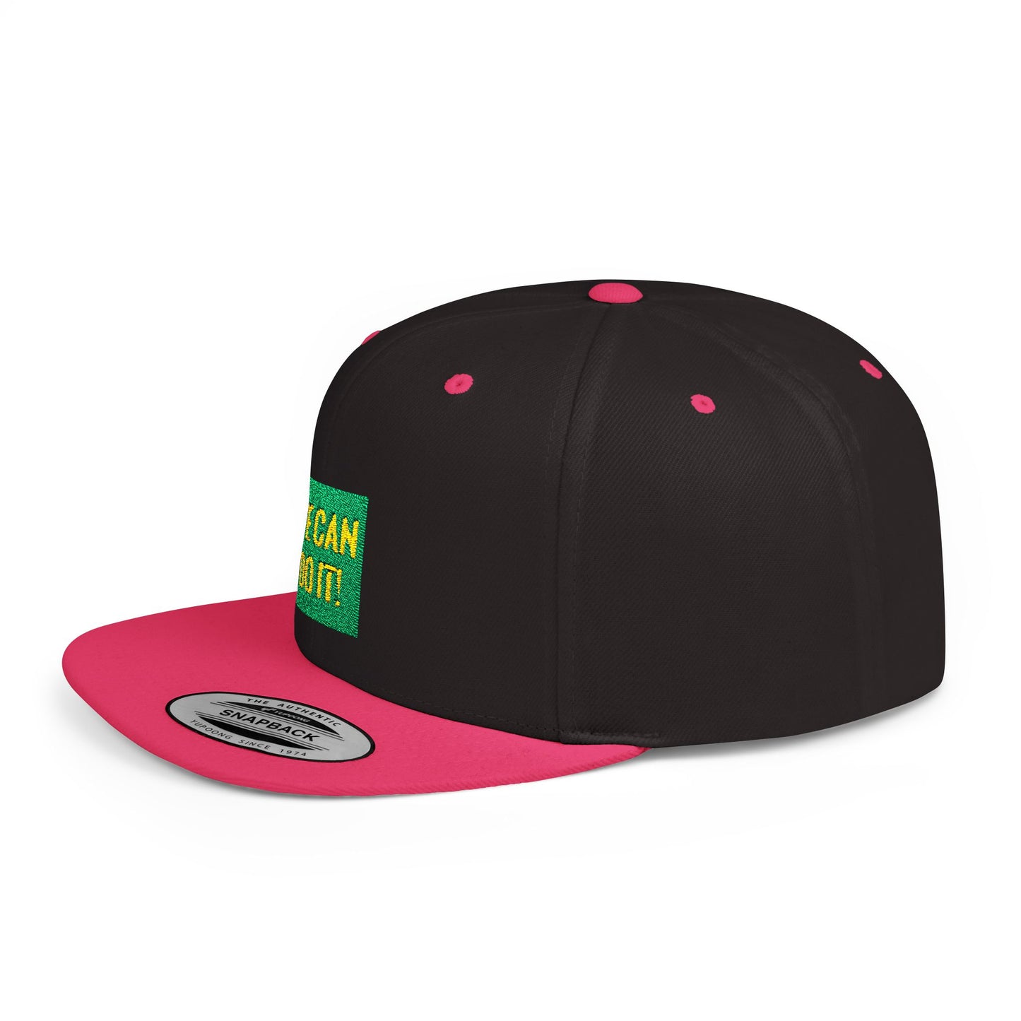 You Can Do It Flat Bill Snapback