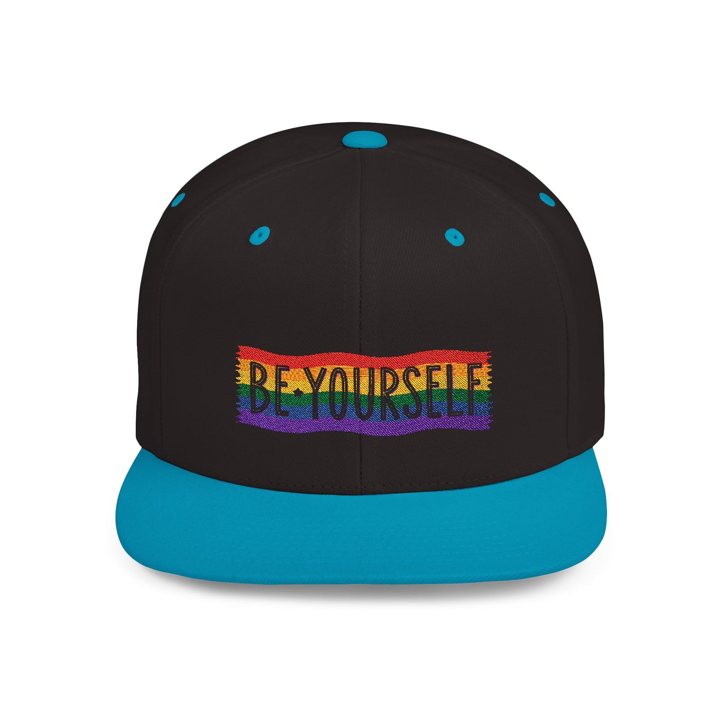 Be Yourself Flat Bill Snapback