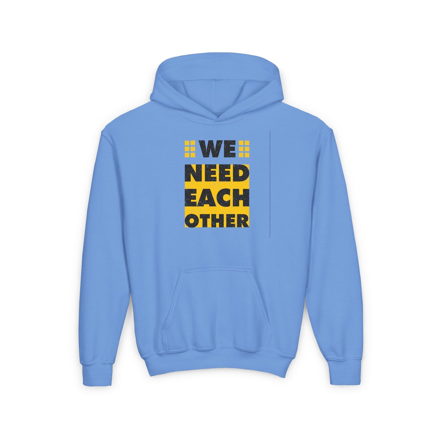 We Need Each Other Youth Heavy Blend Hooded Sweatshirt