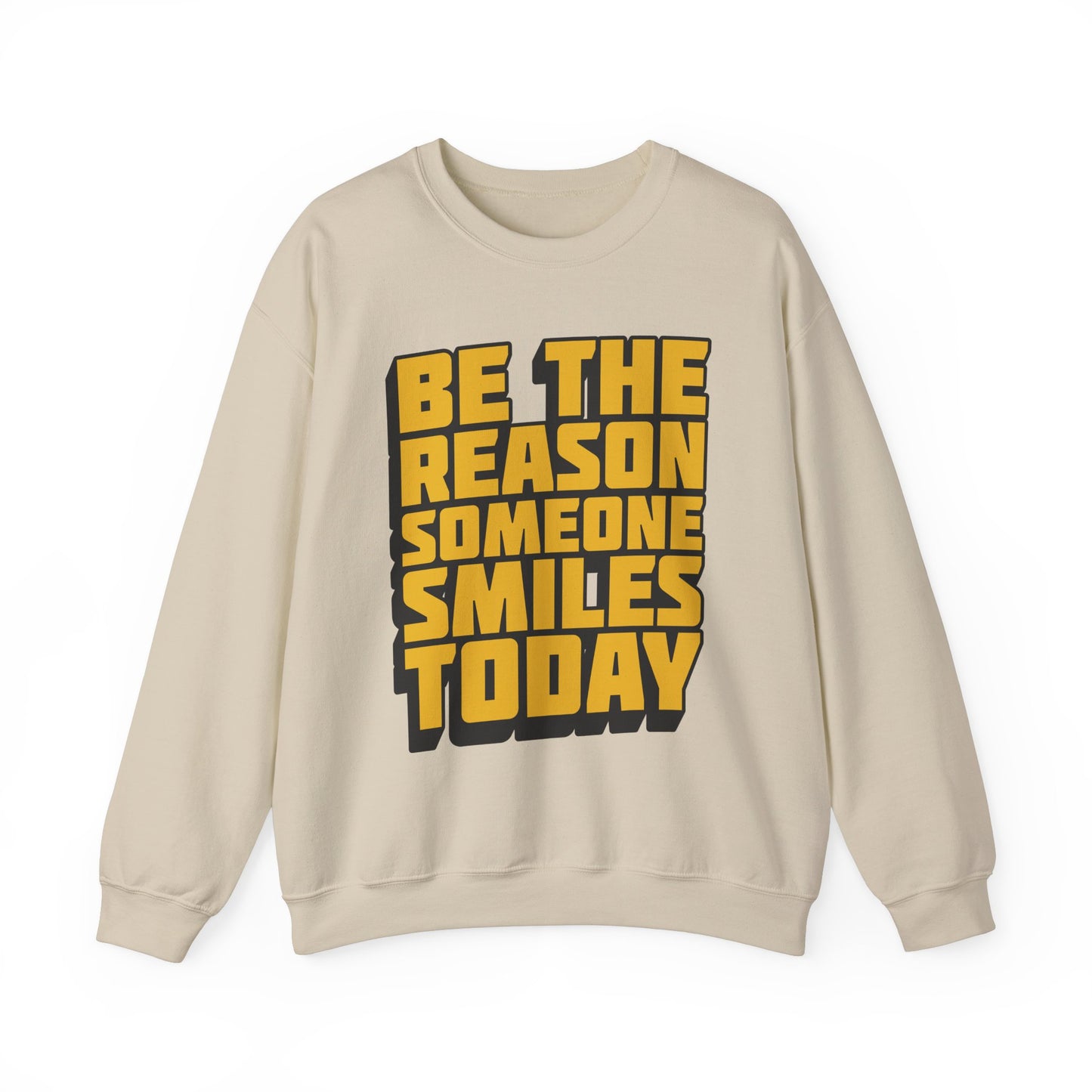 Be The Reason Someone Smiles Today Unisex Heavy Blend™ Crewneck Sweatshirt