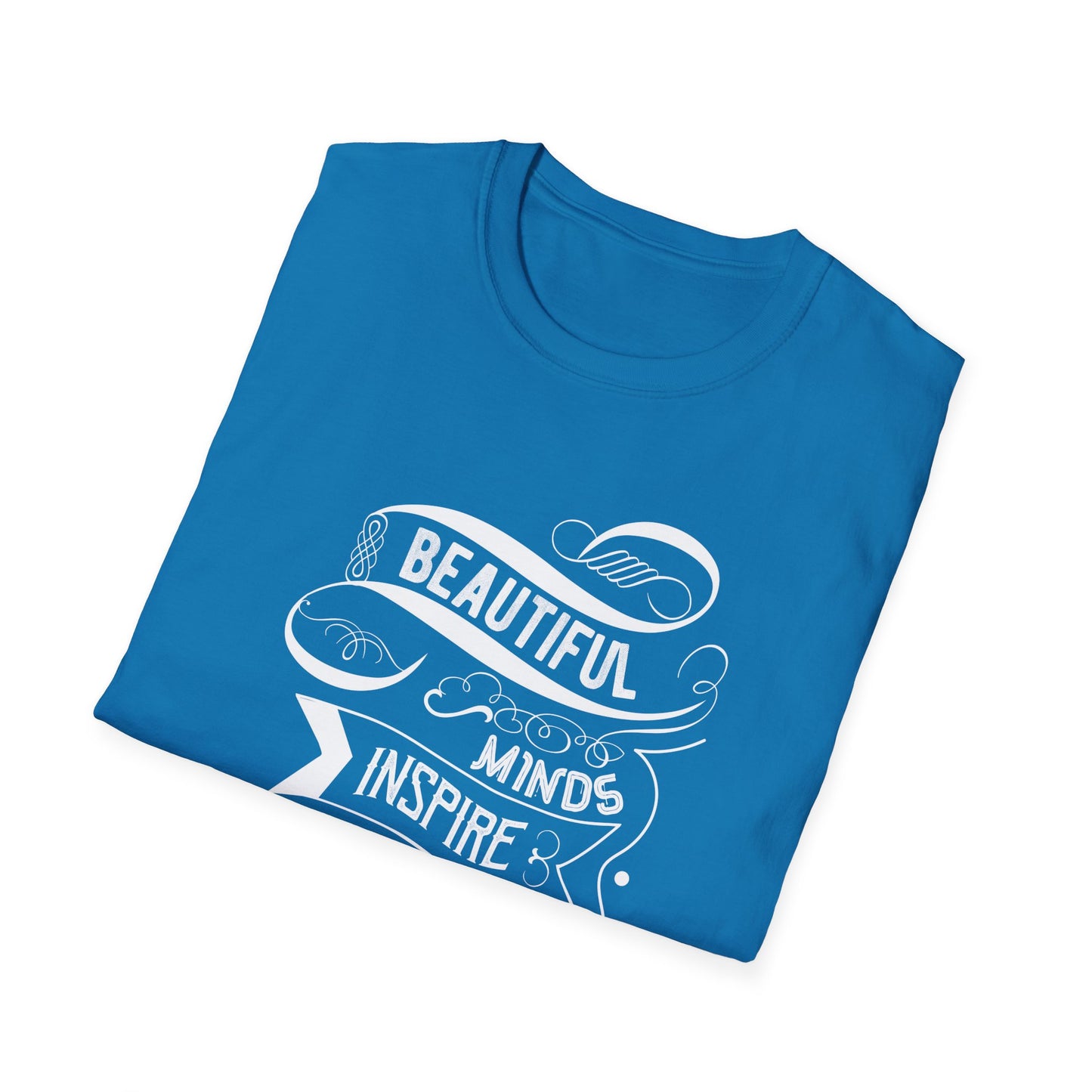 Beautiful Minds Inspire Others Unisex Softstyle T-Shirt