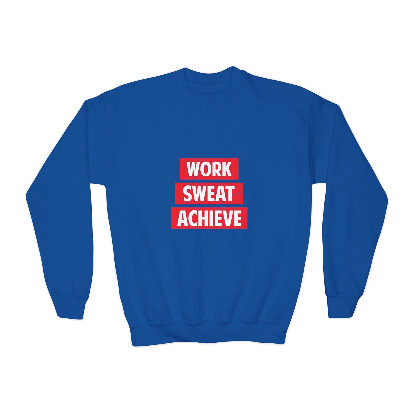Work Sweat Achieve Youth Crewneck Sweatshirt