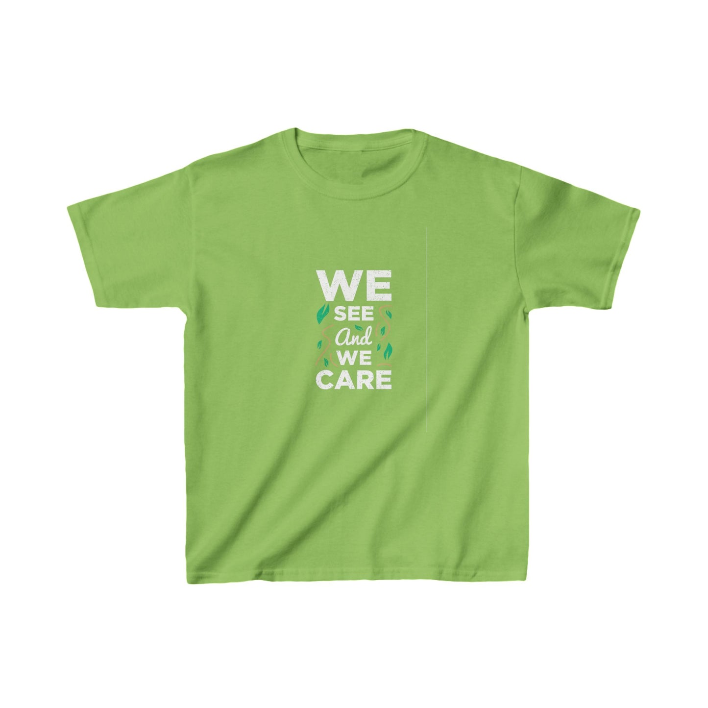 We See And We Care Kids Heavy Cotton™ Tee