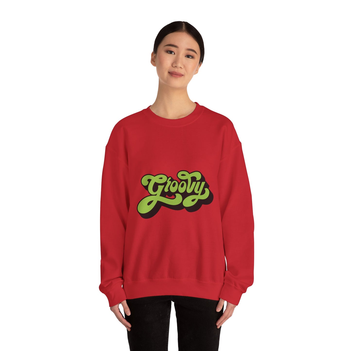 Groovy Unisex Heavy Blend™ Crewneck Sweatshirt