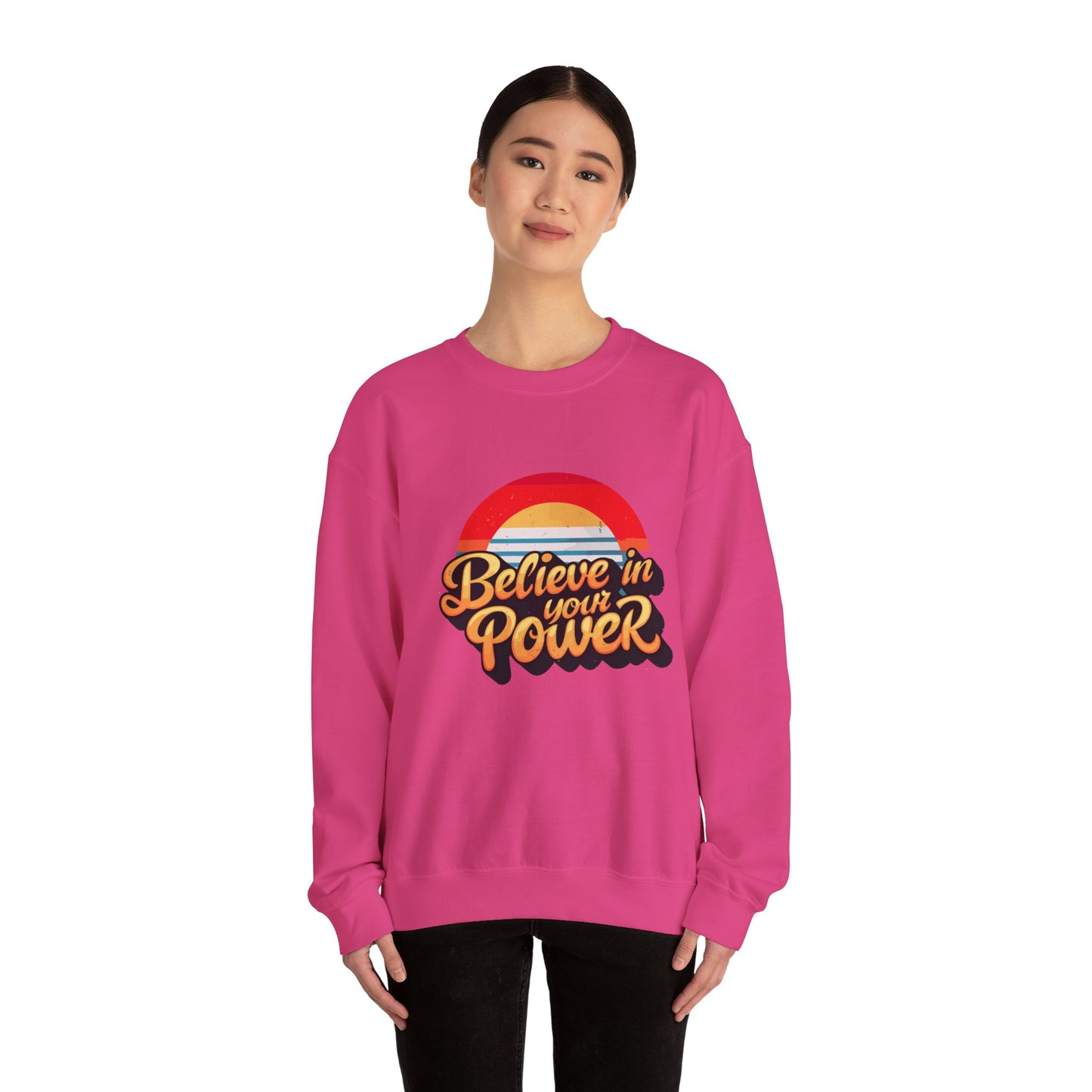 Believe In Your Power Unisex Heavy Blend™ Crewneck Sweatshirt