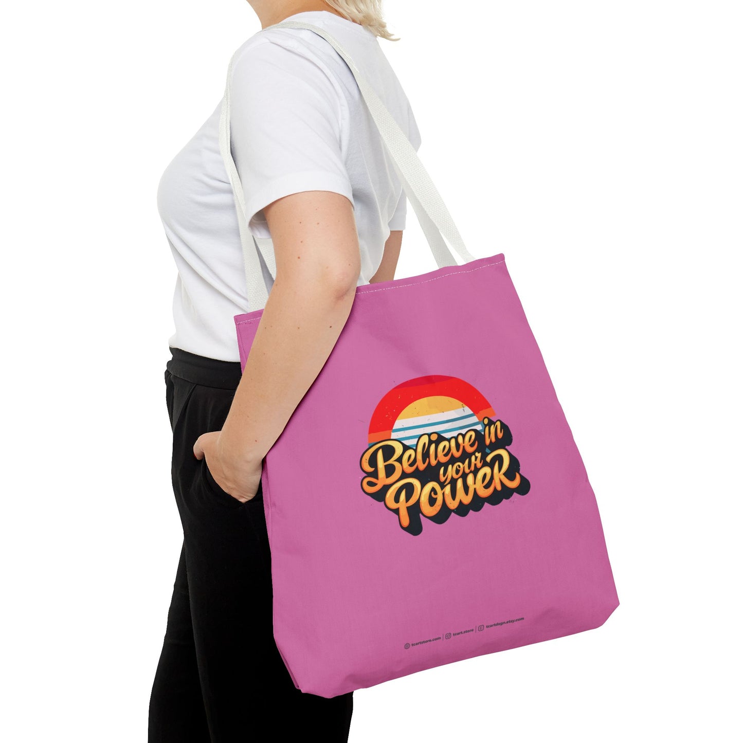 Believe In Your Power Tote Bag (AOP)