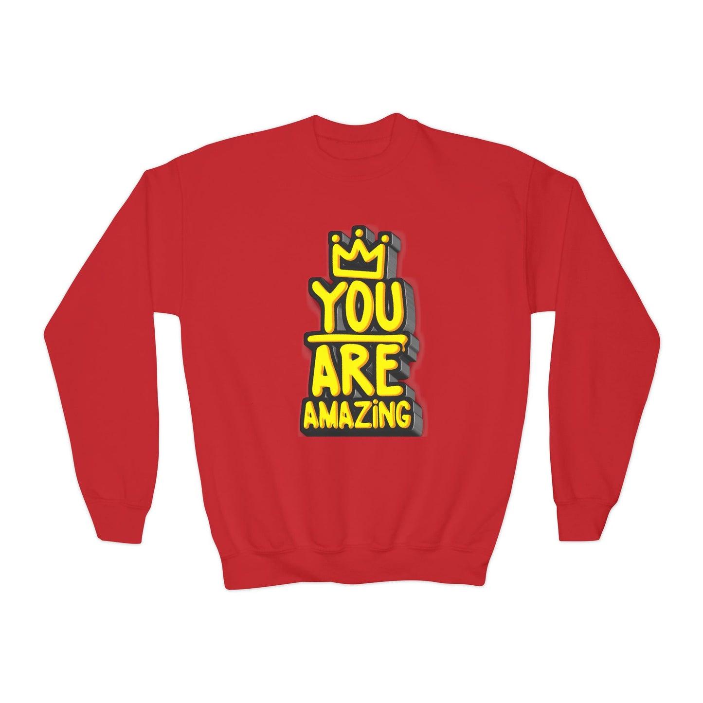 You Are Amazing Youth Crewneck Sweatshirt