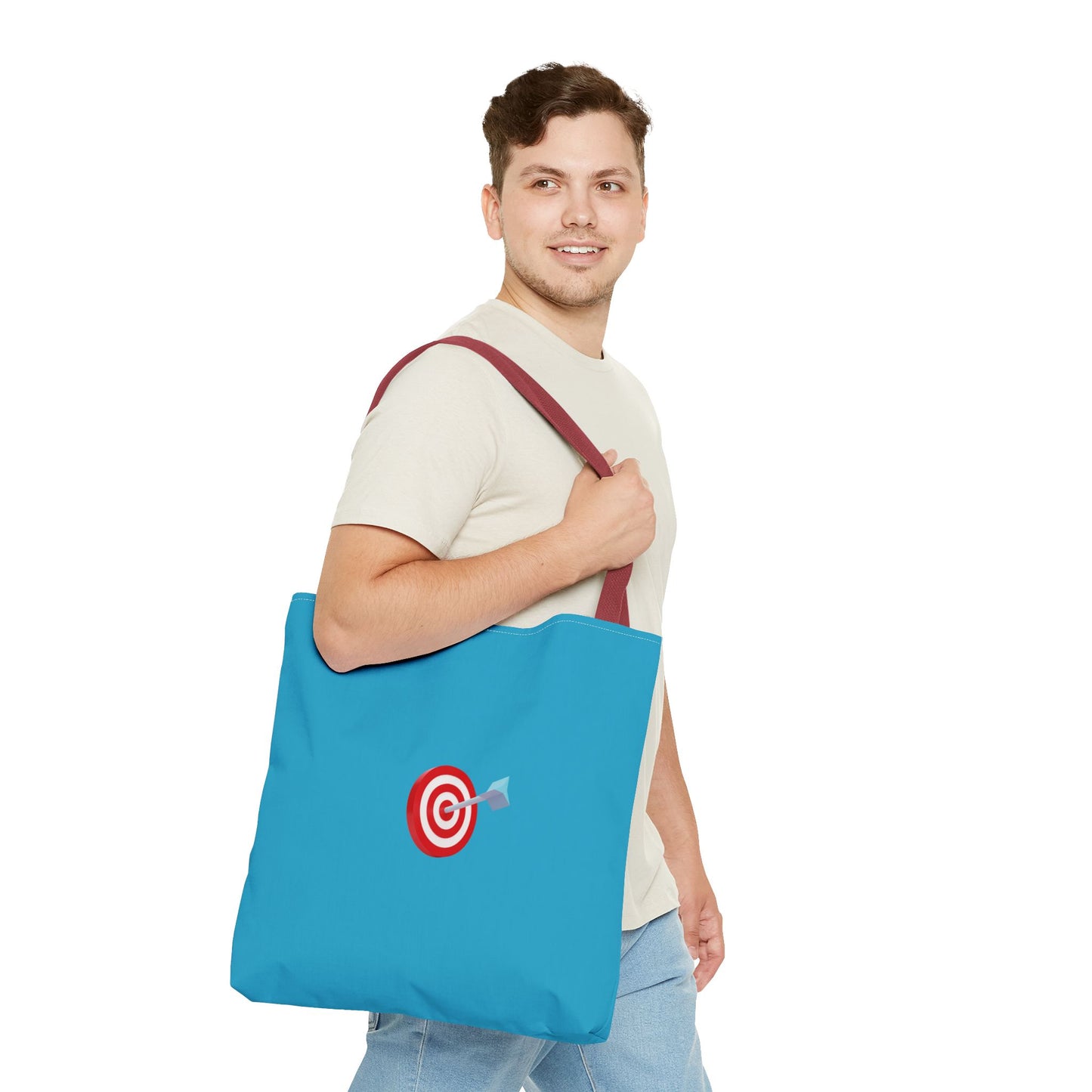 3d Render Arroe Hit The Center Of Target Or Goal Of Success Tote Bag (AOP)