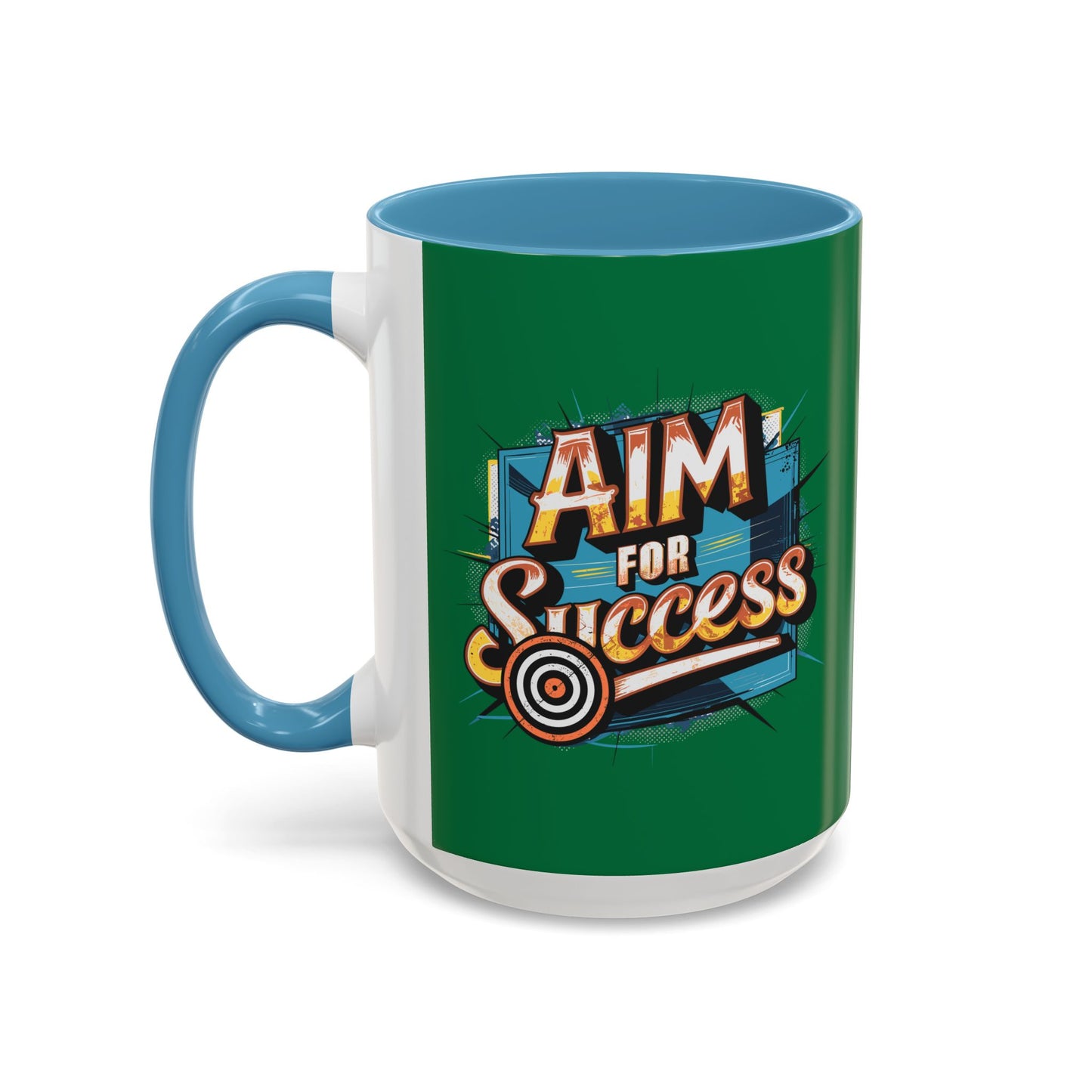 Aim For Success Accent Coffee Mug (11, 15oz)