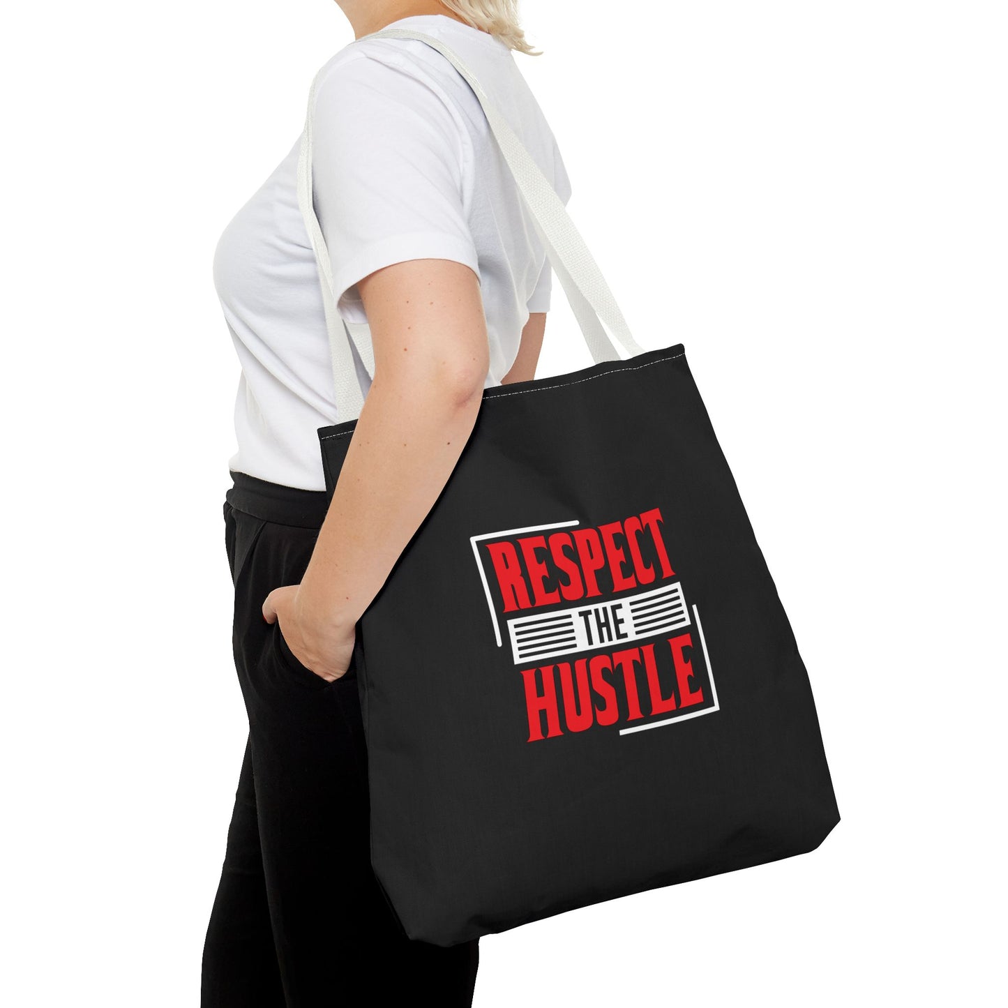 Respect The Hustle Tote Bag (AOP)