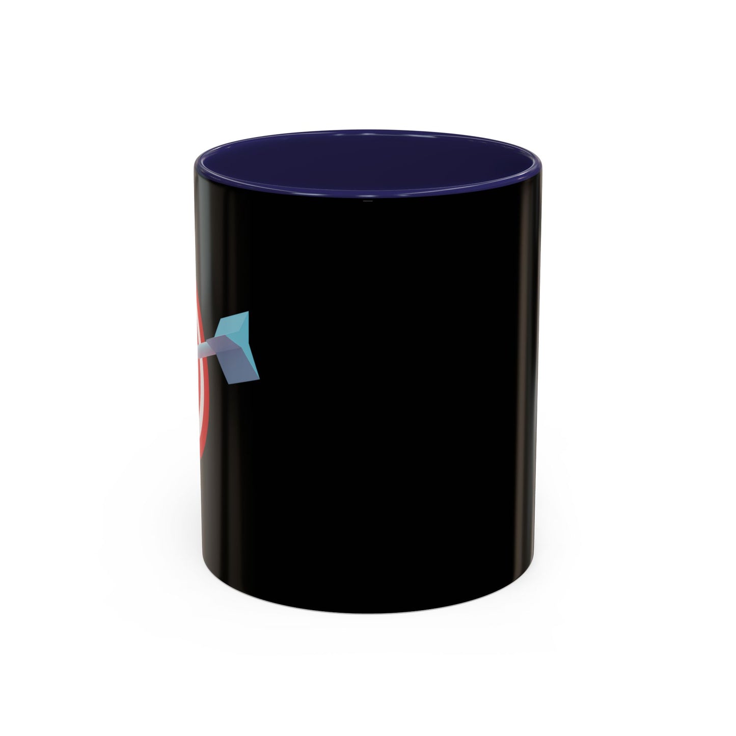 3d Render Arroe Hit The Center Of Target Or Goal Of Success Accent Coffee Mug (11, 15oz)