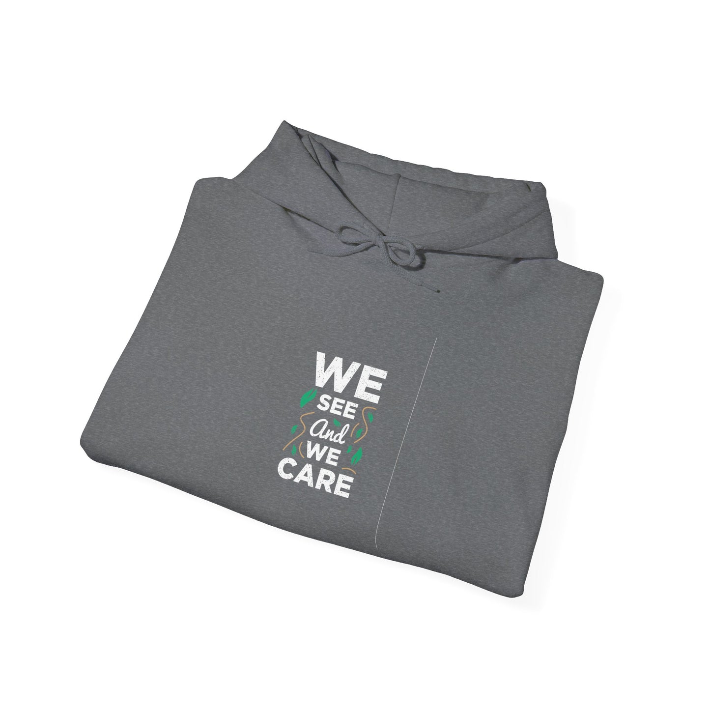 We See And We Care Unisex Heavy Blend™ Hooded Sweatshirt