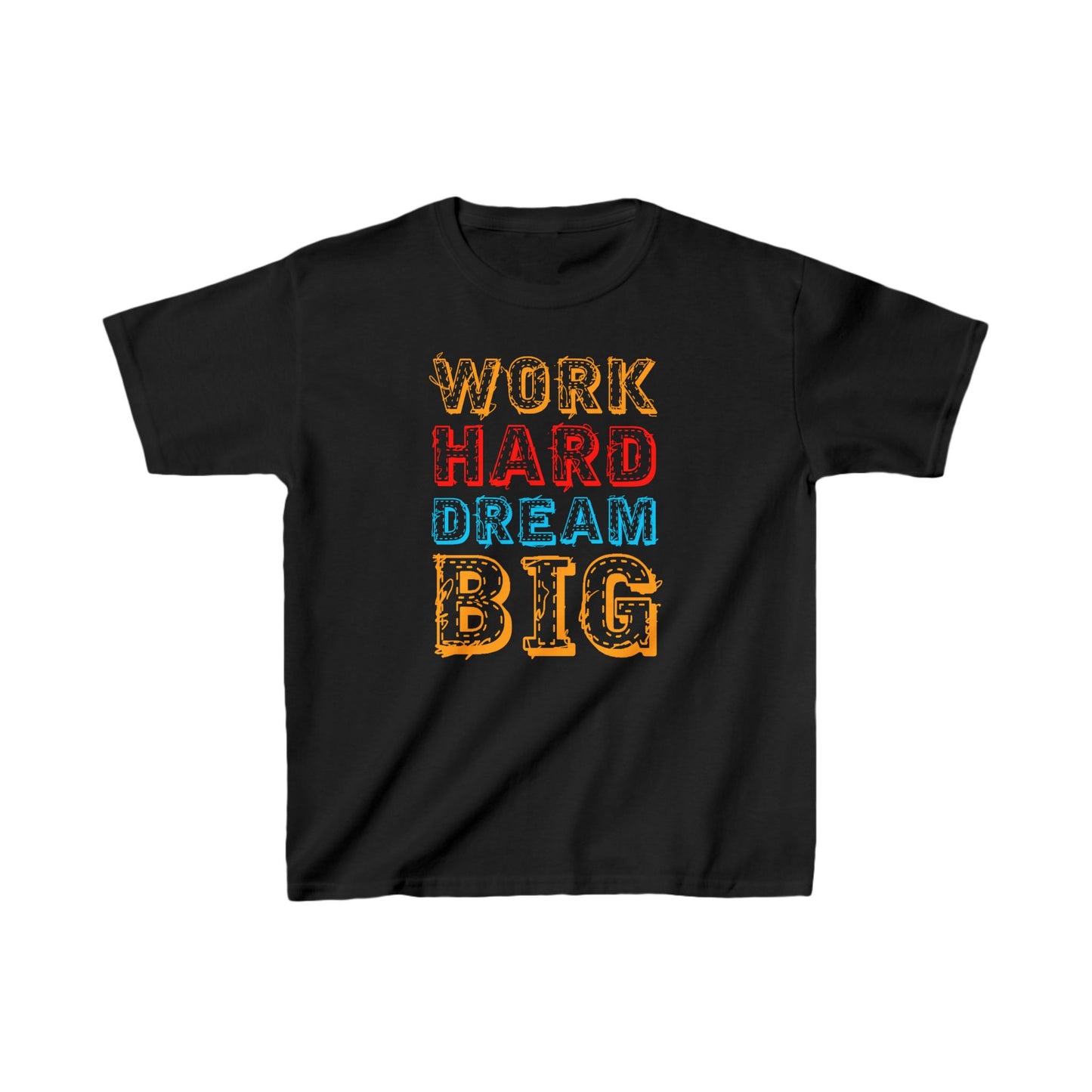 Work Hard Dream Big Kids Heavy Cotton™ Tee