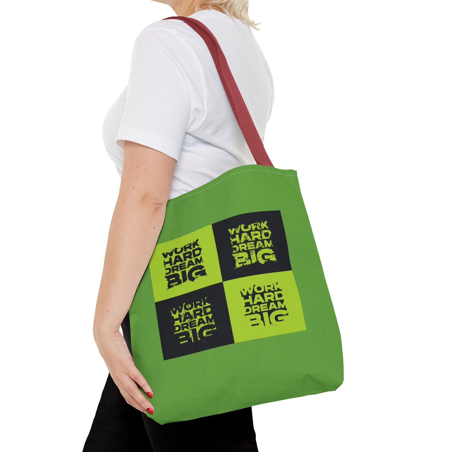 Work Hard Dream Big Tote Bag (AOP)