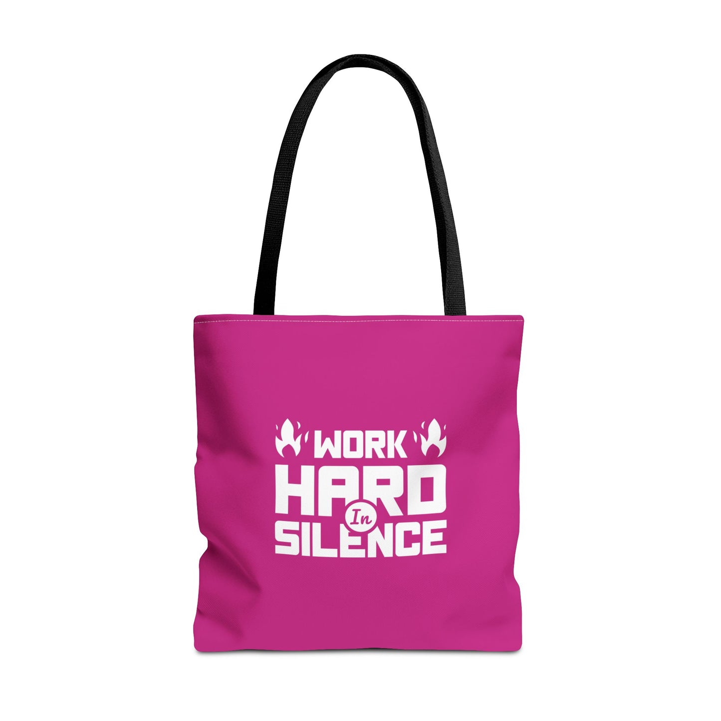 Work Hard In Silence Tote Bag (AOP)