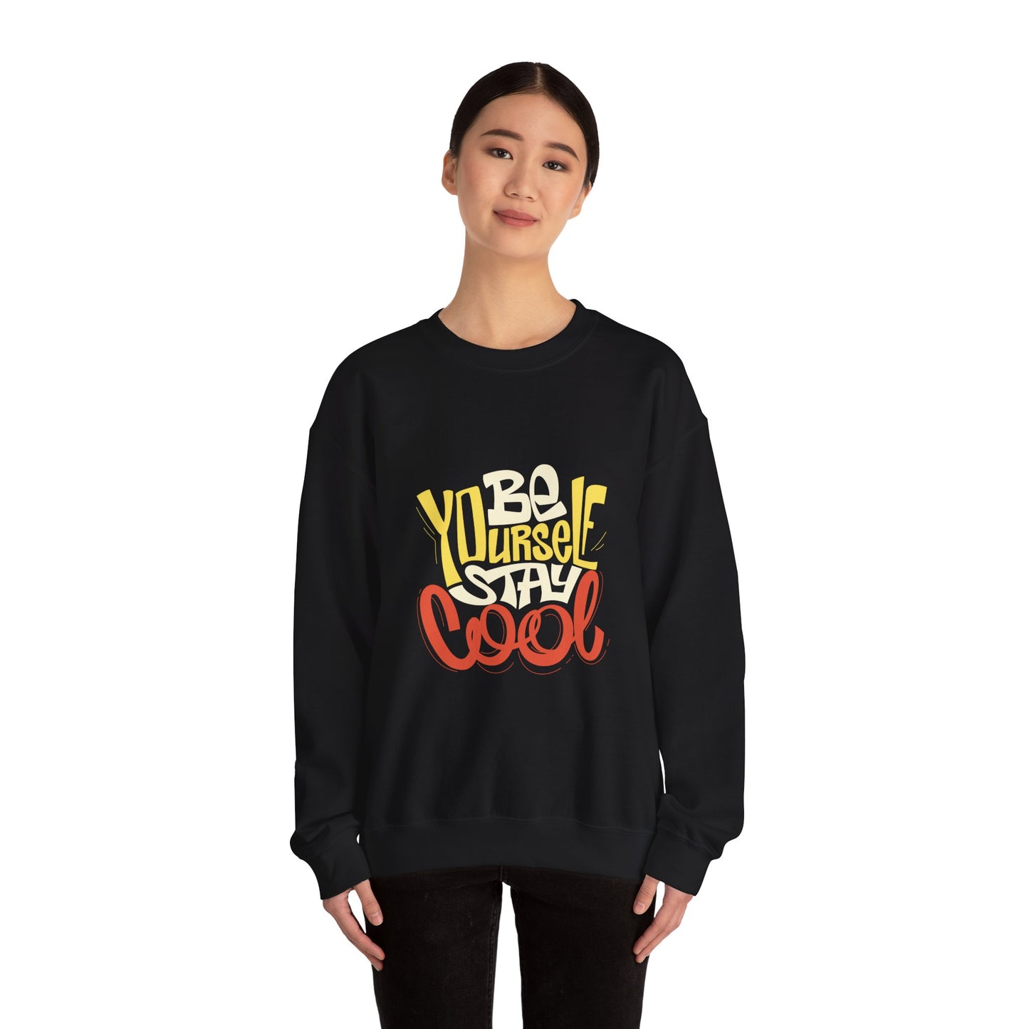 Be Yourself Stay Cool Unisex Heavy Blend™ Crewneck Sweatshirt