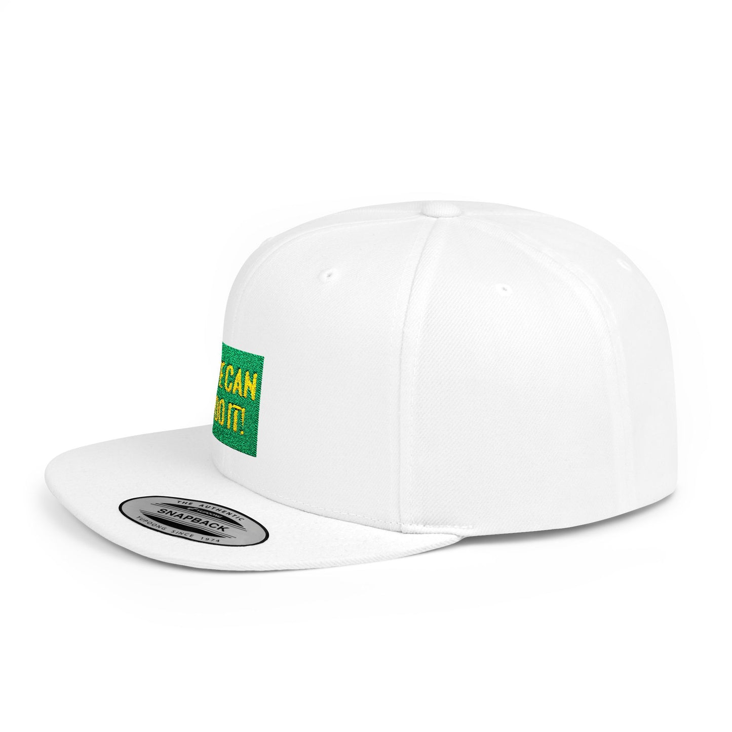 You Can Do It Flat Bill Snapback