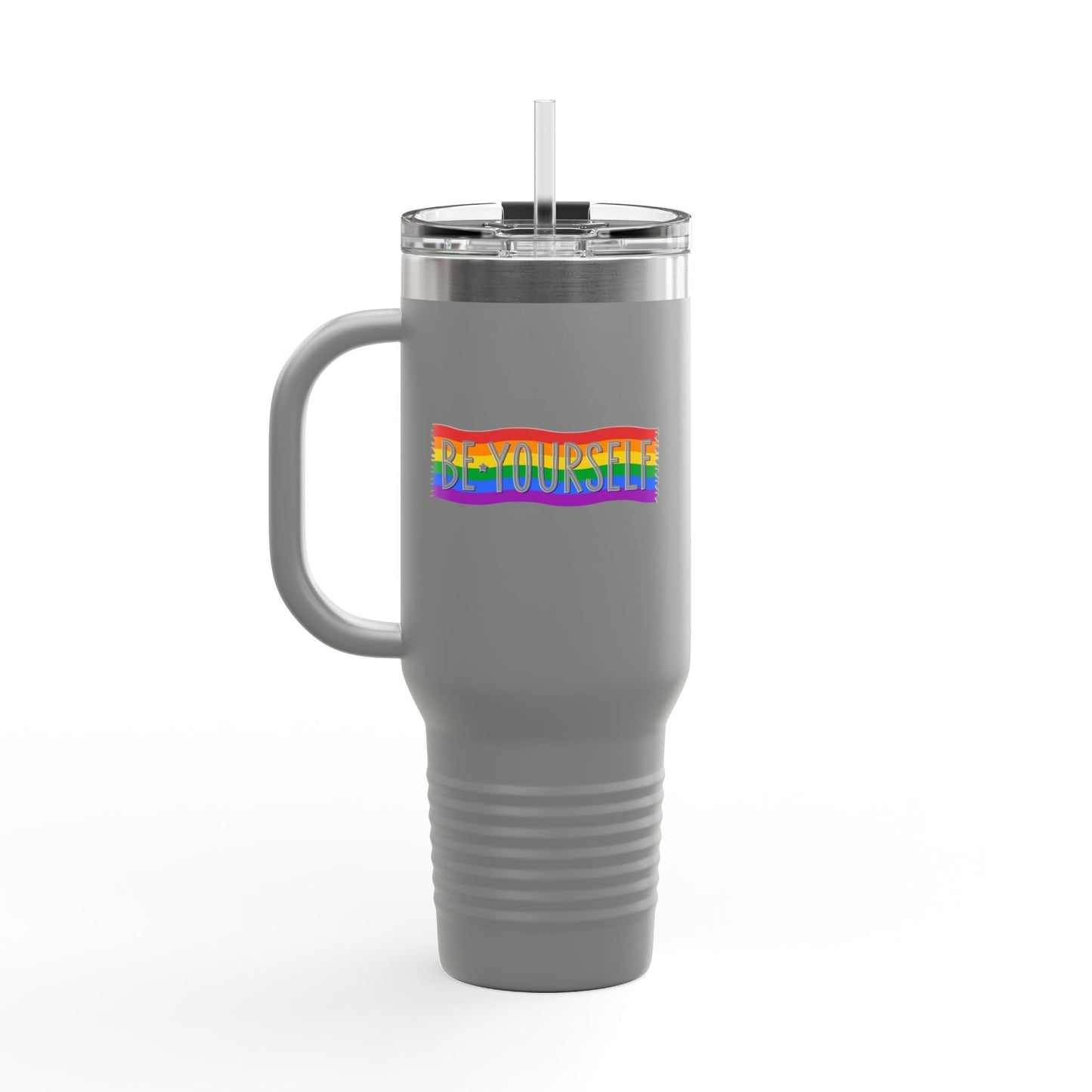 Be Yourself Insulated Travel Mug, 40oz