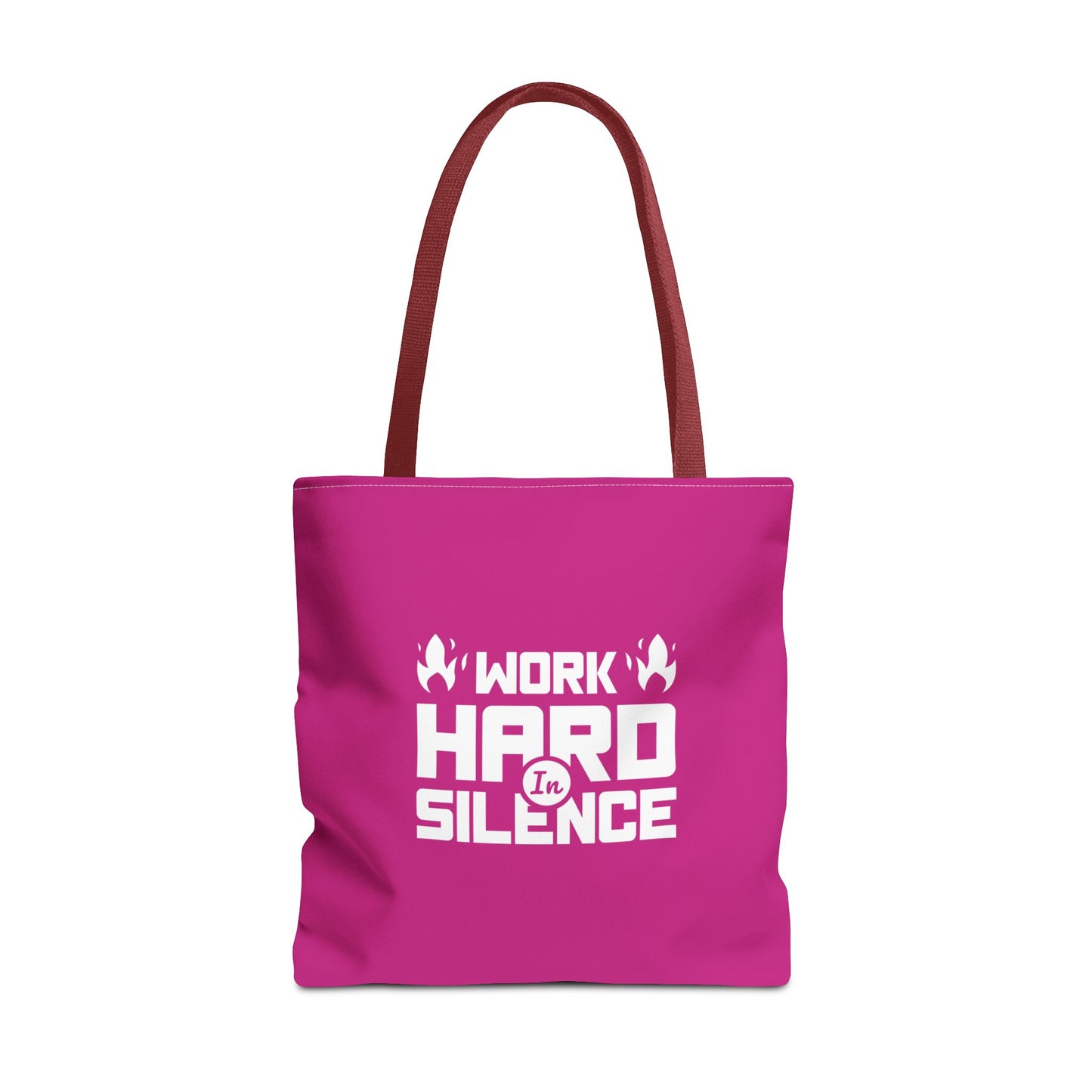 Work Hard In Silence Tote Bag (AOP)