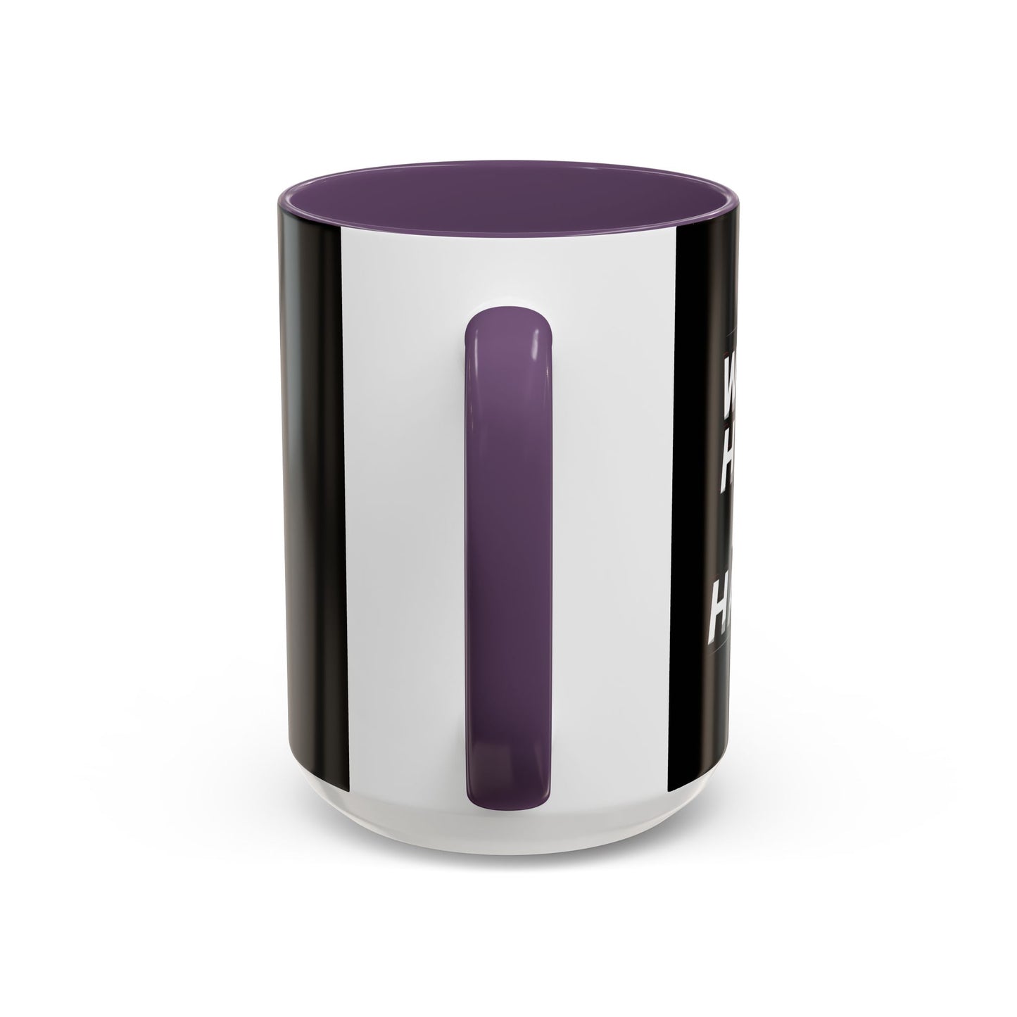 Work Hard Pray Hard Accent Coffee Mug (11, 15oz)