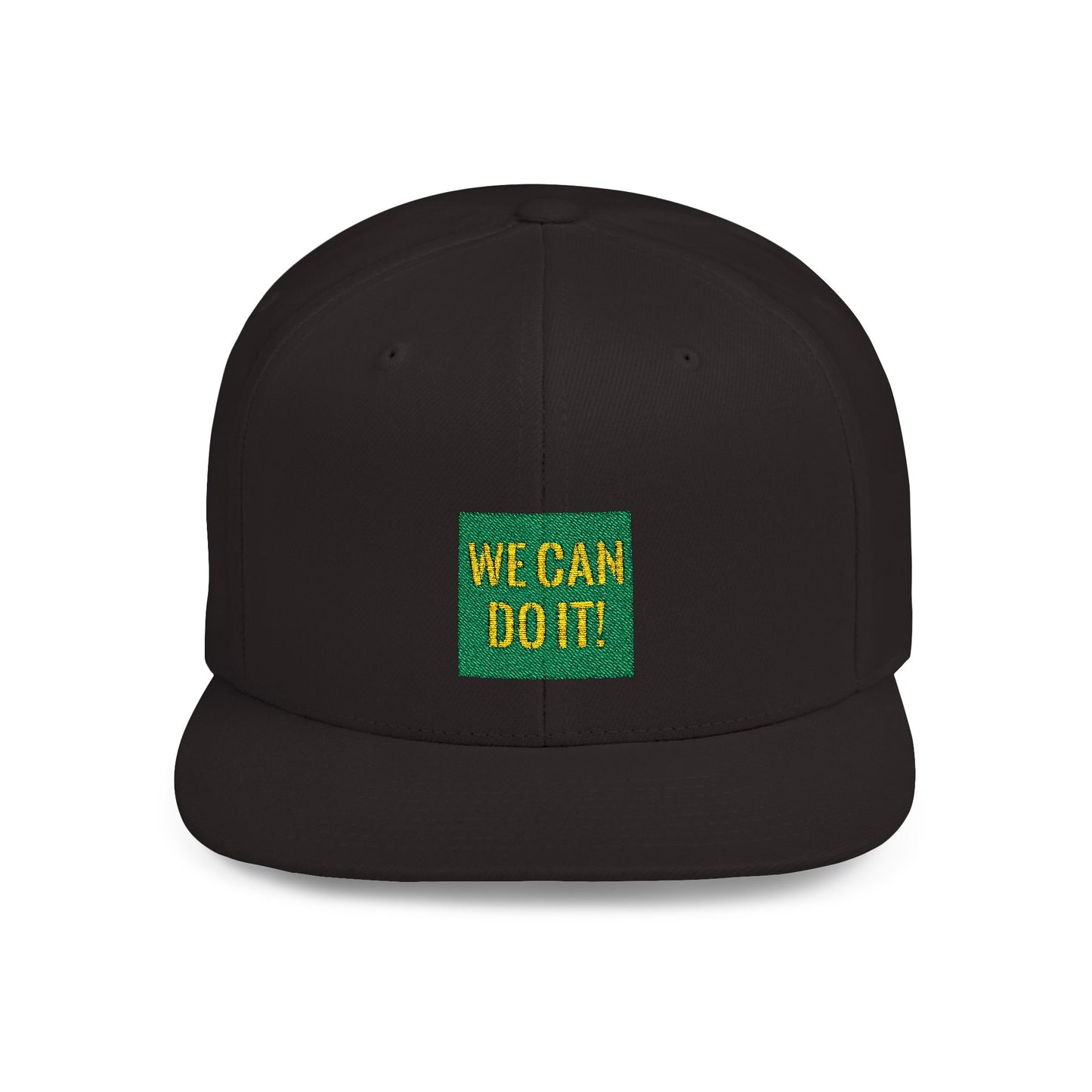 You Can Do It Flat Bill Snapback