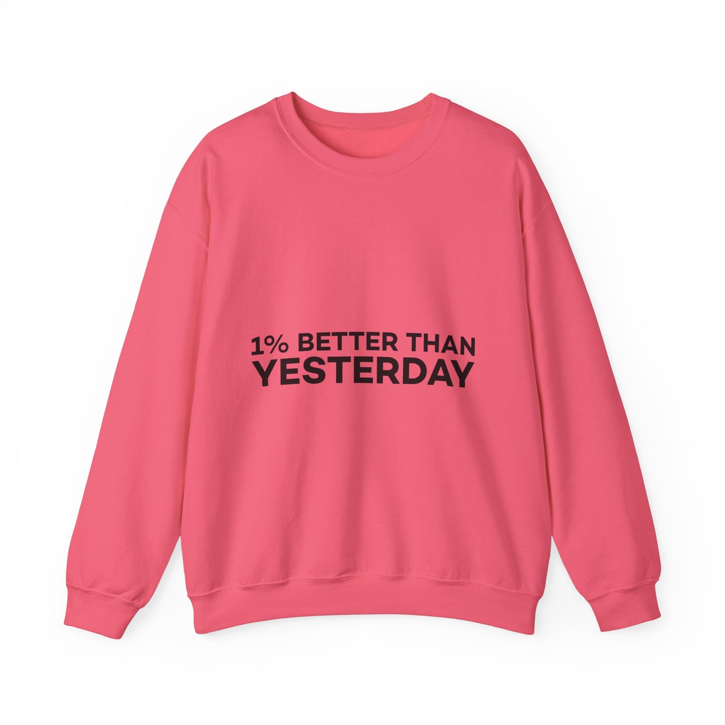 1% Better Than Yesterday Unisex Heavy Blend™ Crewneck Sweatshirt
