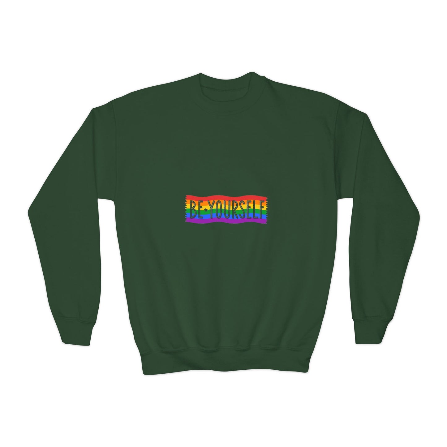 Be Yourself Youth Crewneck Sweatshirt