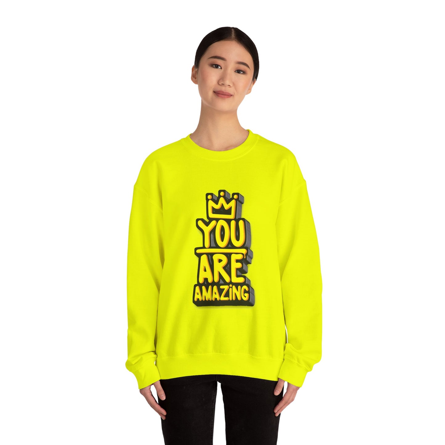 You Are Amazing Unisex Heavy Blend™ Crewneck Sweatshirt