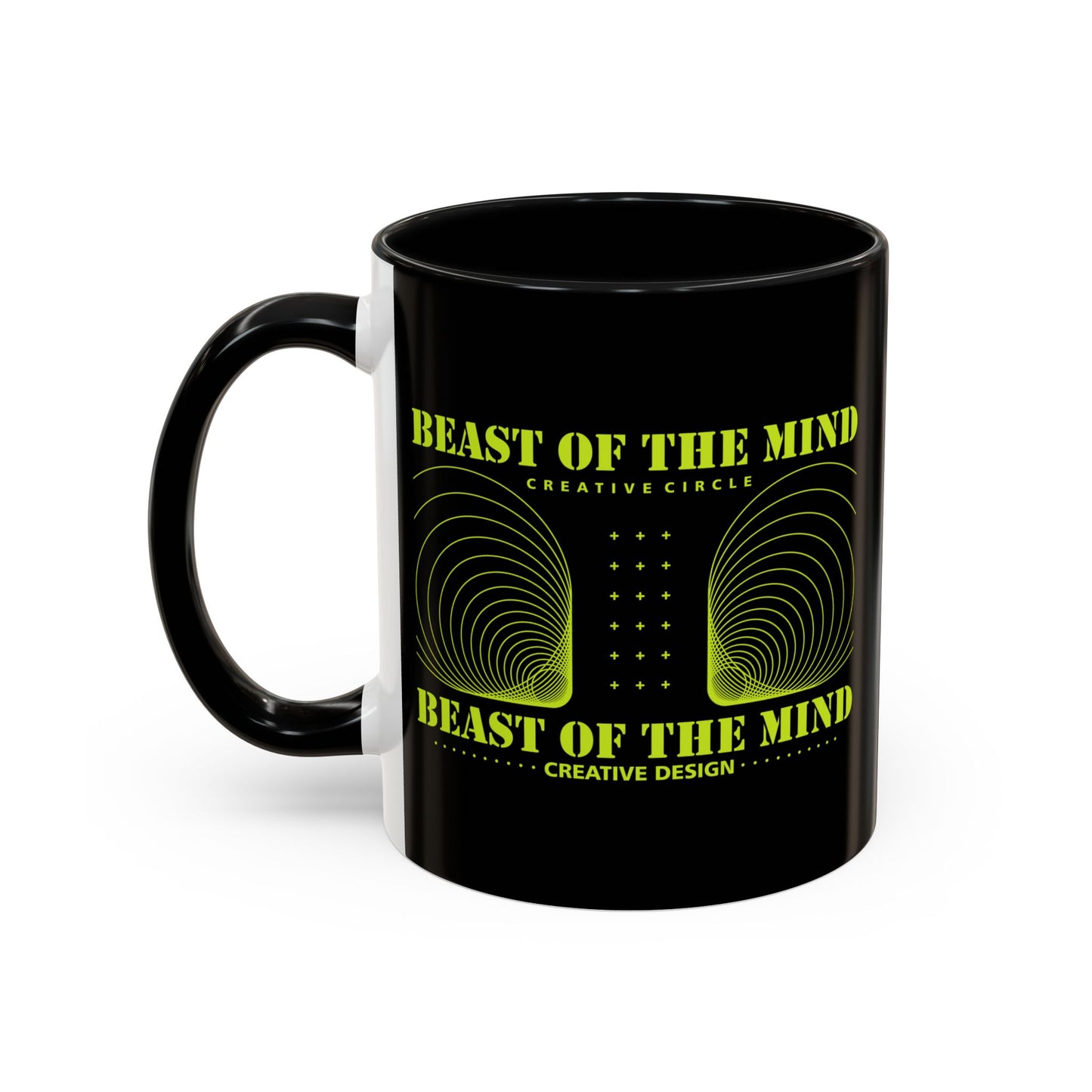 Beast Of The Mind Creative Circle Accent Coffee Mug (11, 15oz)
