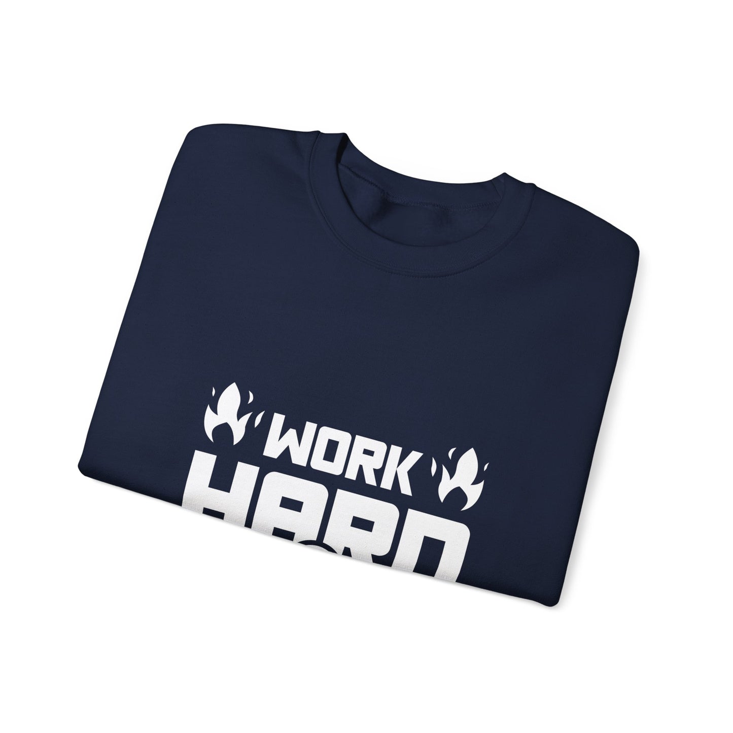 Work Hard In Silence Unisex Heavy Blend™ Crewneck Sweatshirt