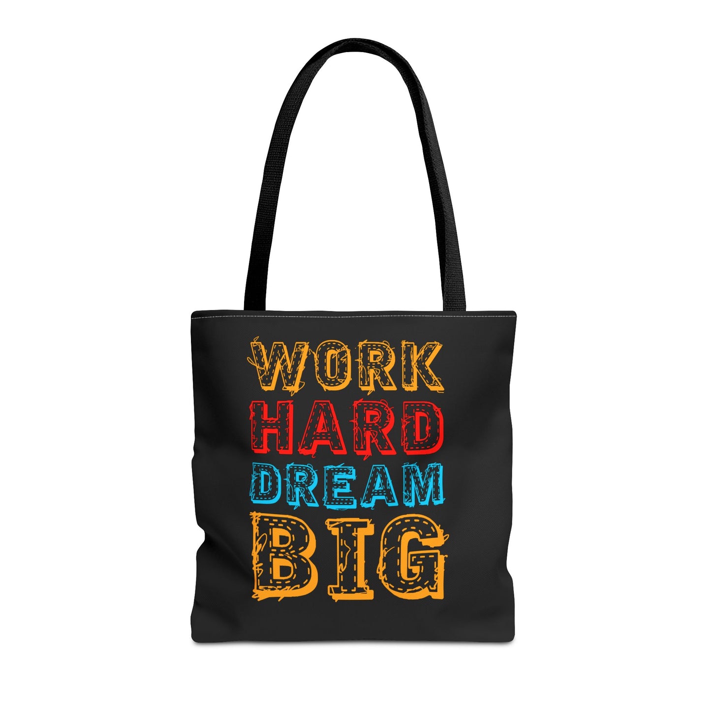 Work Hard Dream Big Tote Bag (AOP)
