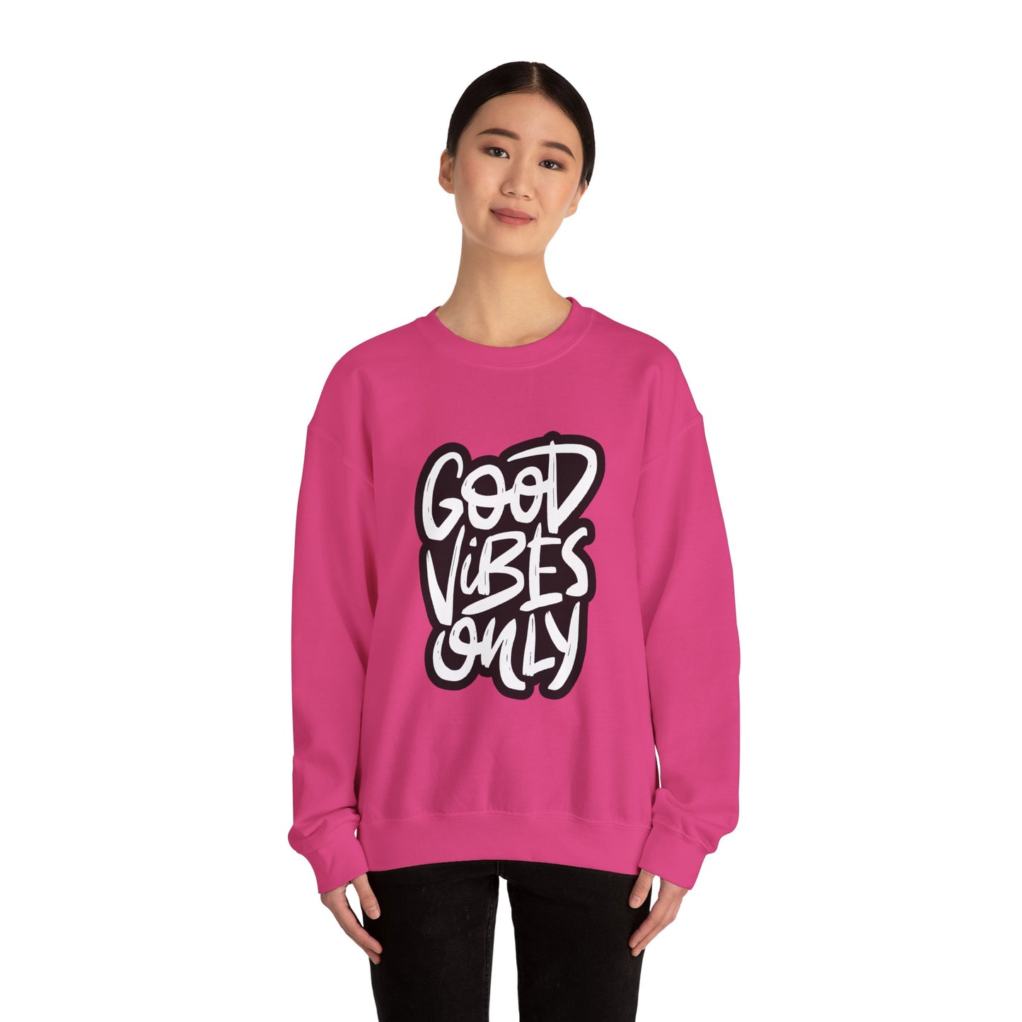 Good Vibes Only Unisex Heavy Blend™ Crewneck Sweatshirt