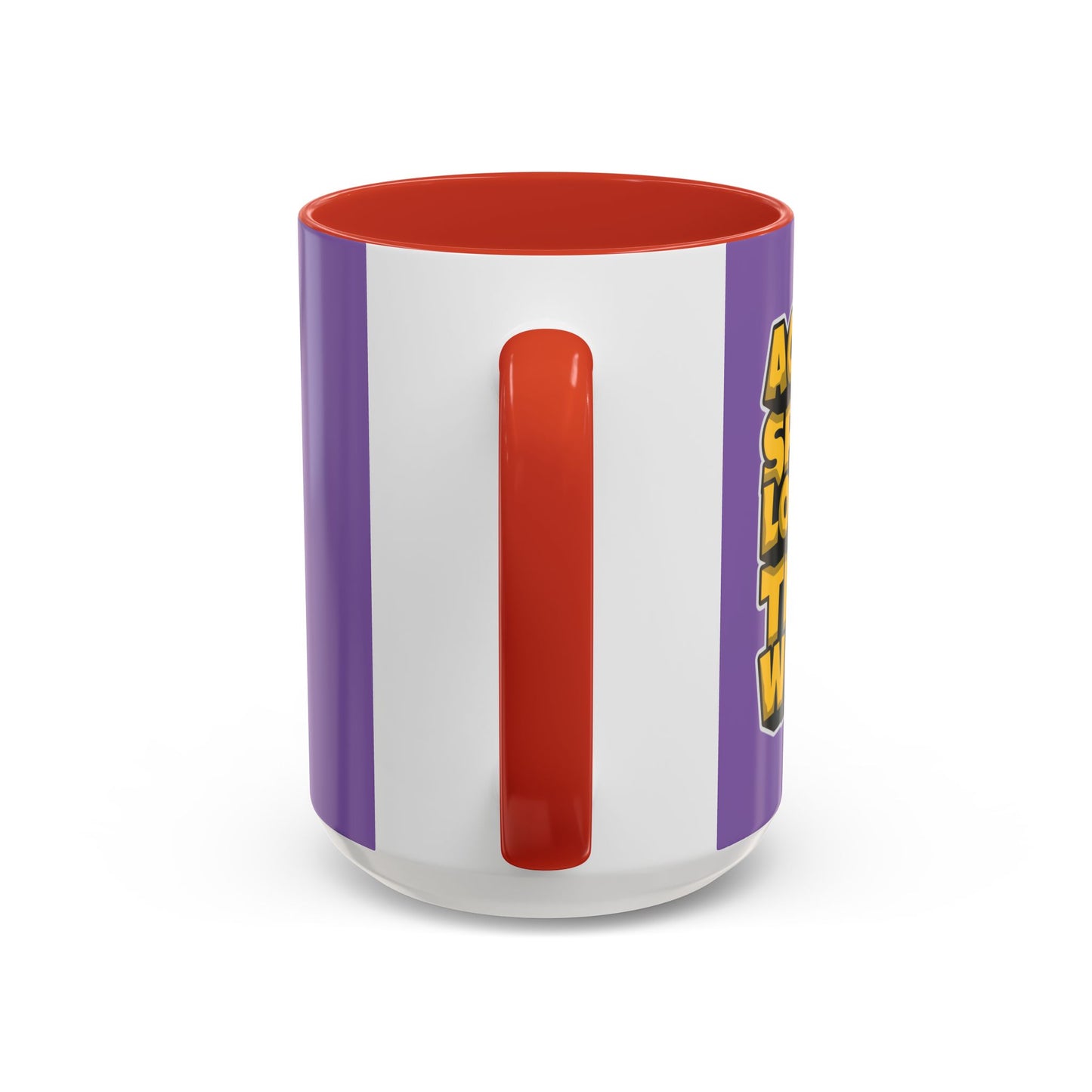 Action Speak Louder Than Words Accent Coffee Mug (11, 15oz)