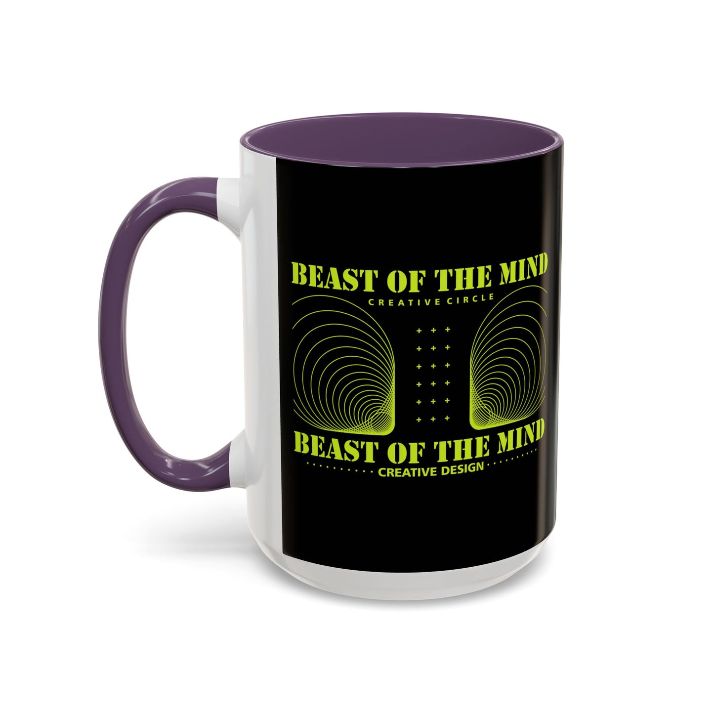 Beast Of The Mind Creative Circle Accent Coffee Mug (11, 15oz)
