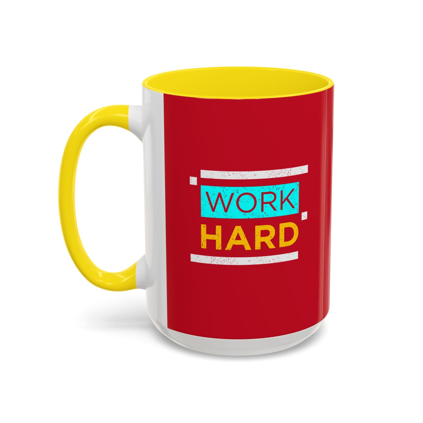 Work Hard Accent Coffee Mug (11, 15oz)