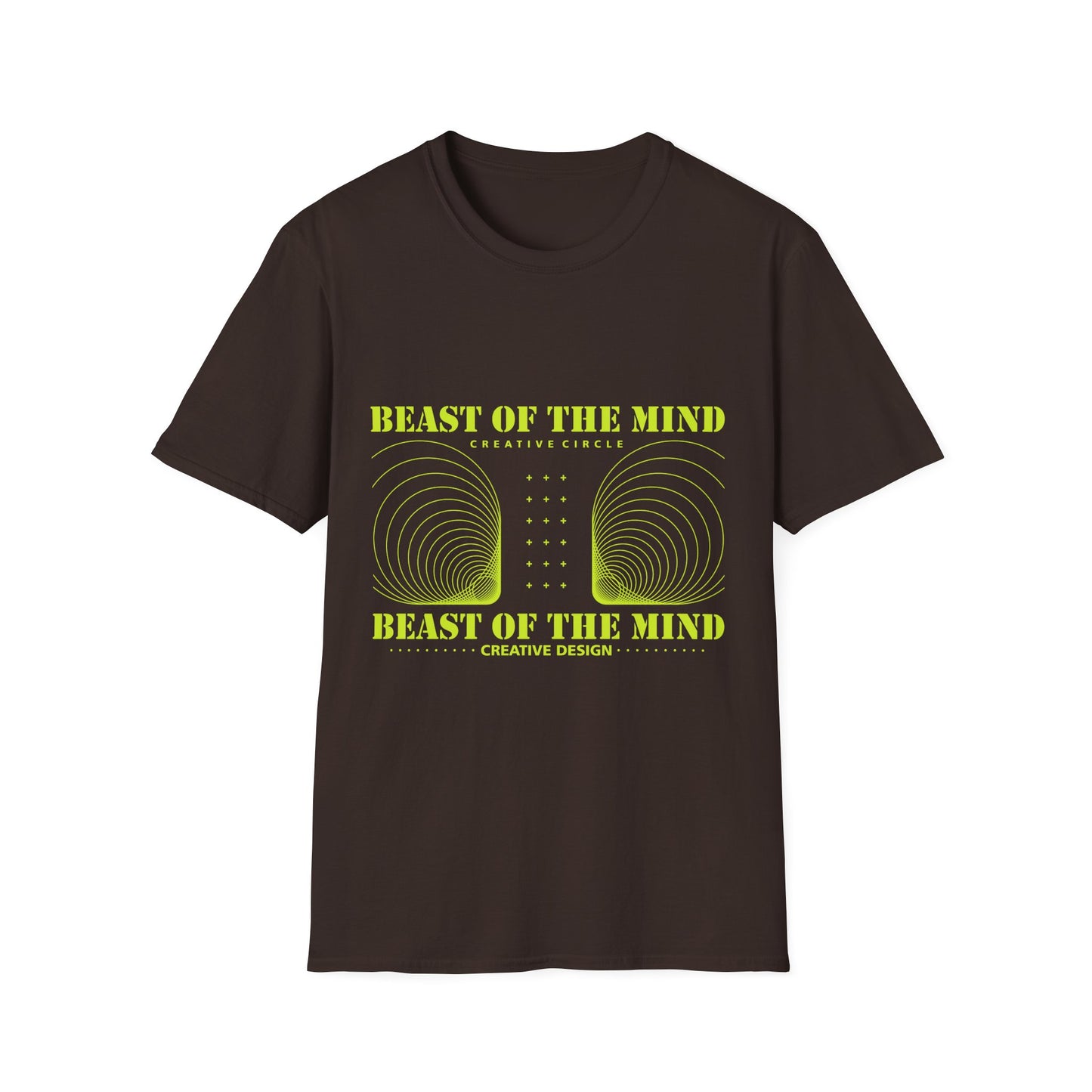 Beast of The Mind Creative Circle Unisex Softstyle T-Shirt